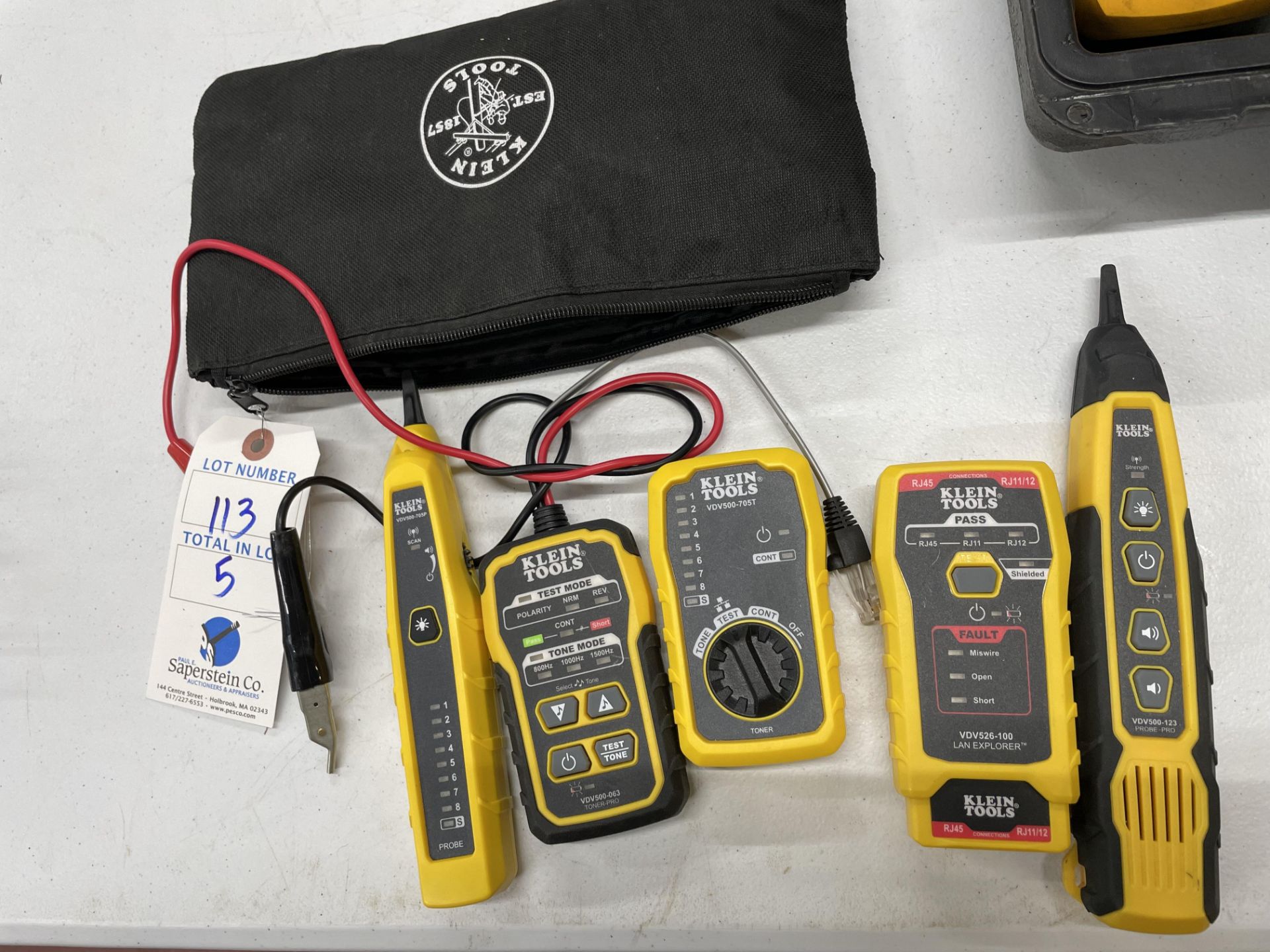 (5) Asst. Klein Test Meters (See Pic For Description)