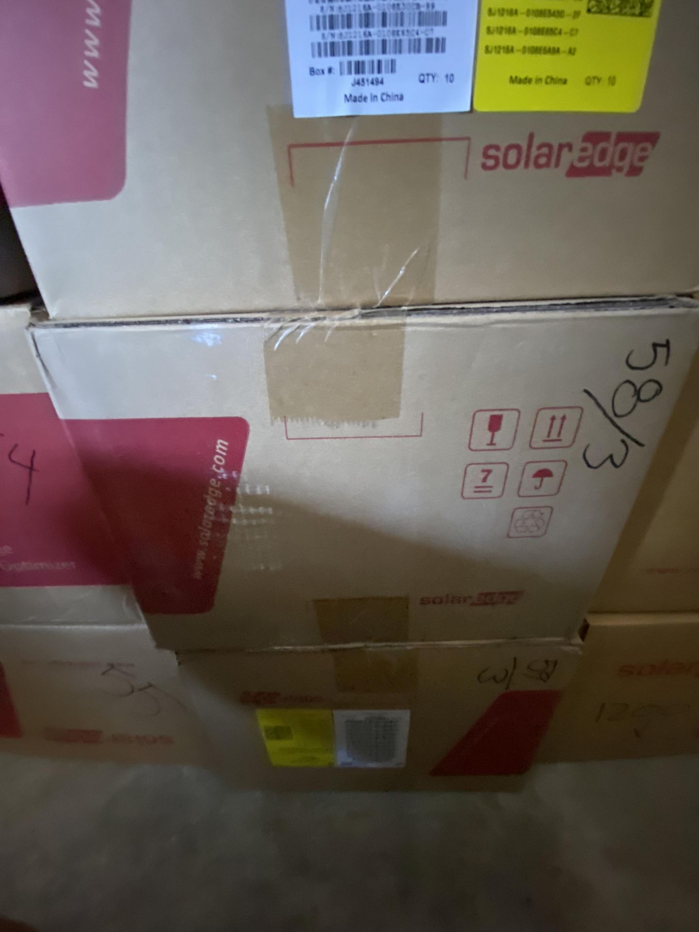 (3) Boxes of 10 Solar Edge #P600-5NC4ARL Power Optimizers (NEW IN BOX - SEE PICS FOR ALL SERIAL