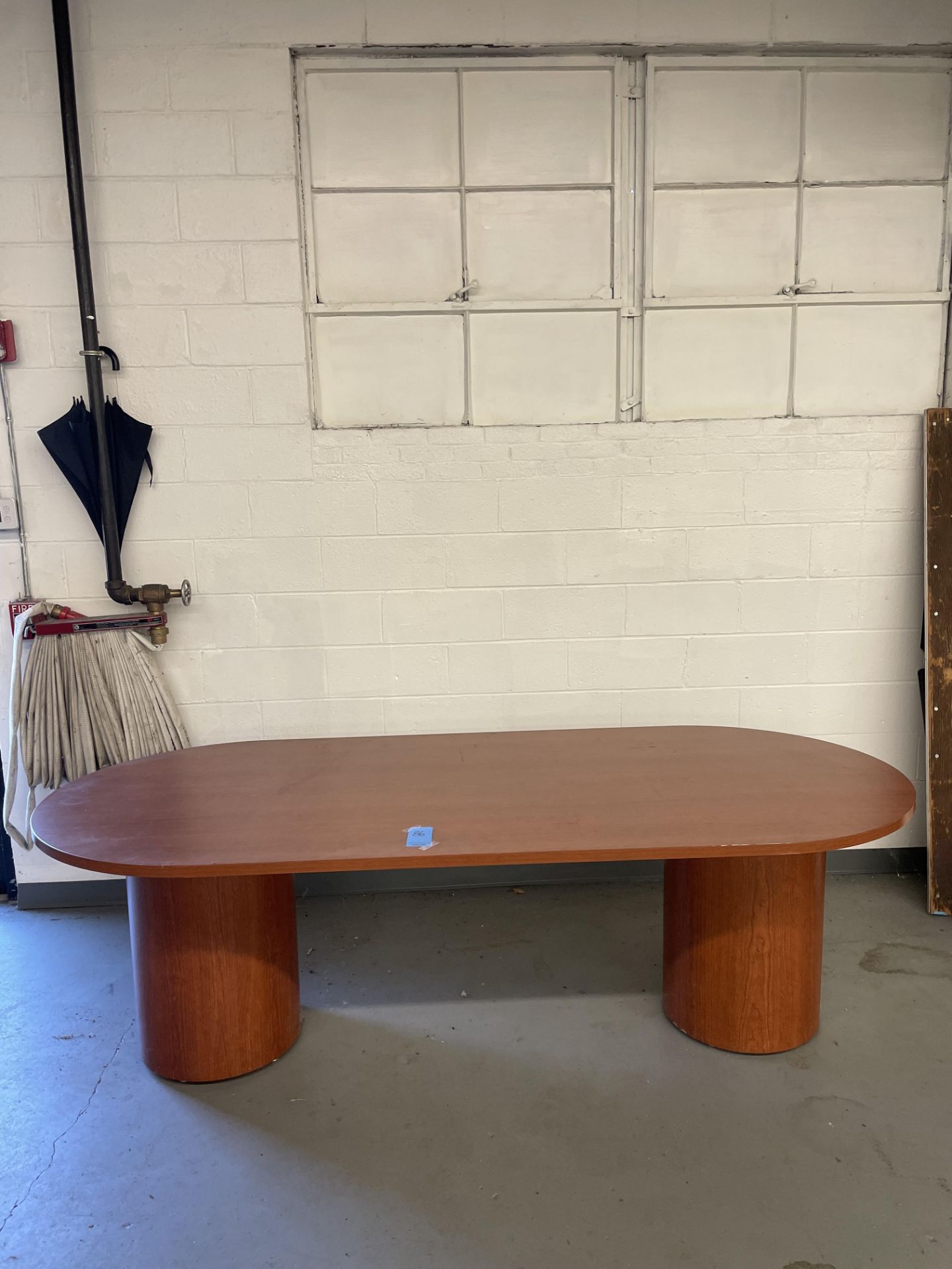 Double Pedestal Conference Table 8'x42" - Image 2 of 2