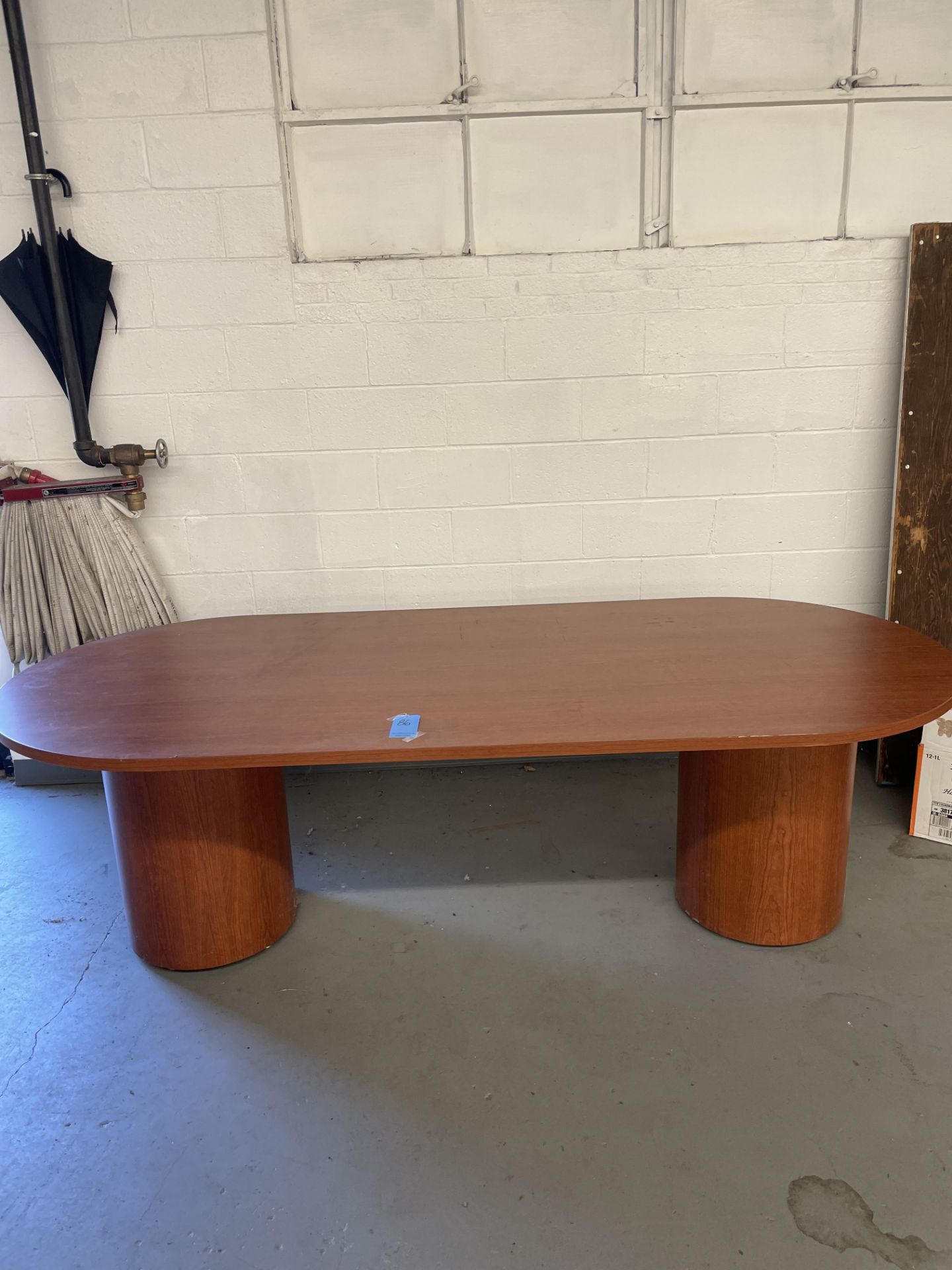 Double Pedestal Conference Table 8'x42"