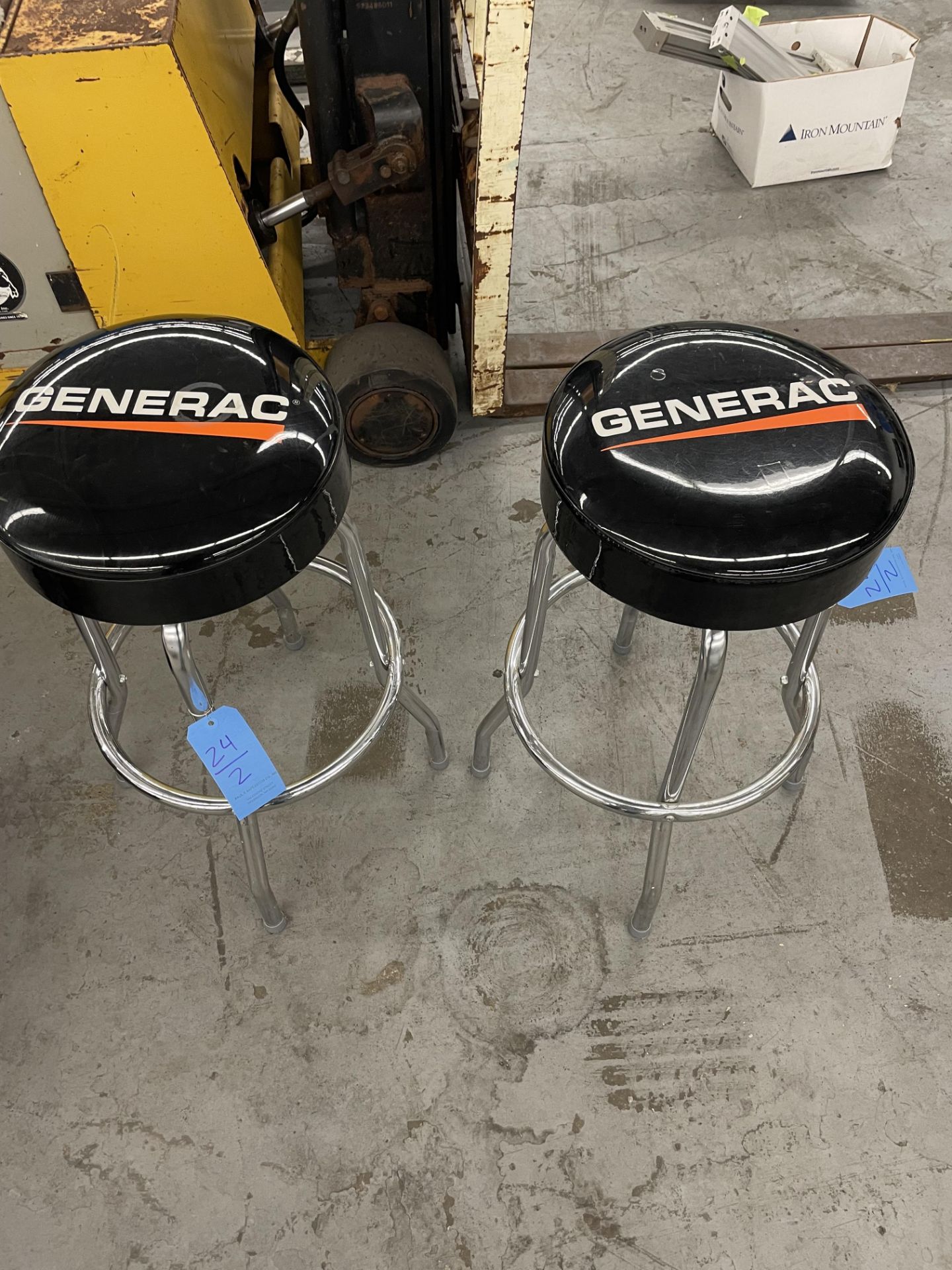 (2) Swivel Generac Shop Swivel Stools - Image 2 of 2