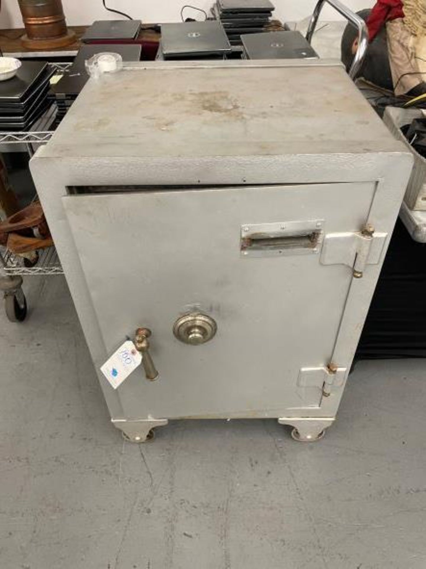 Vintage Portable Safe (Unlocked No Combo)2'x21"x38"H