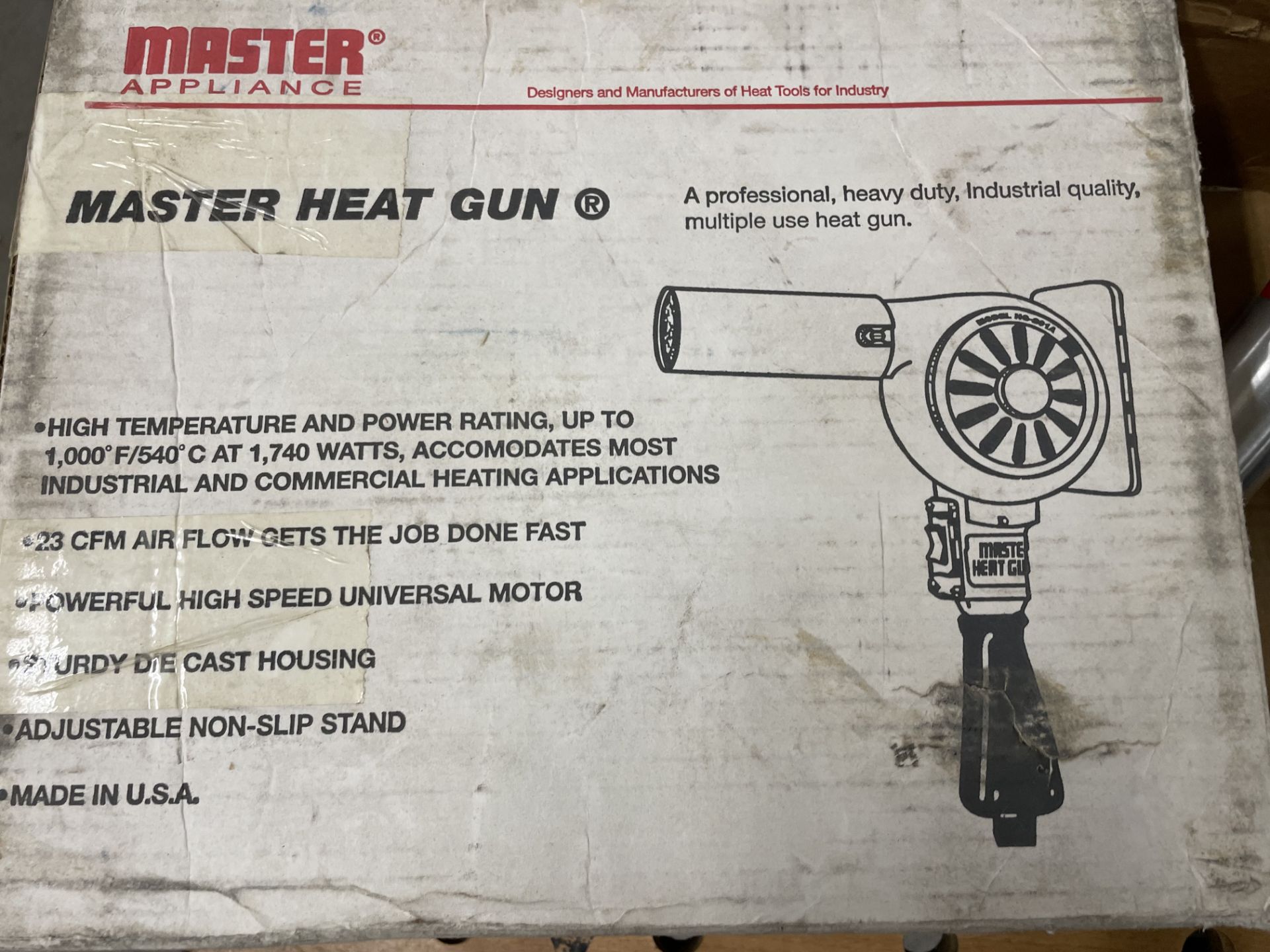 New Master Heat Gun #HG 751B - Image 2 of 2