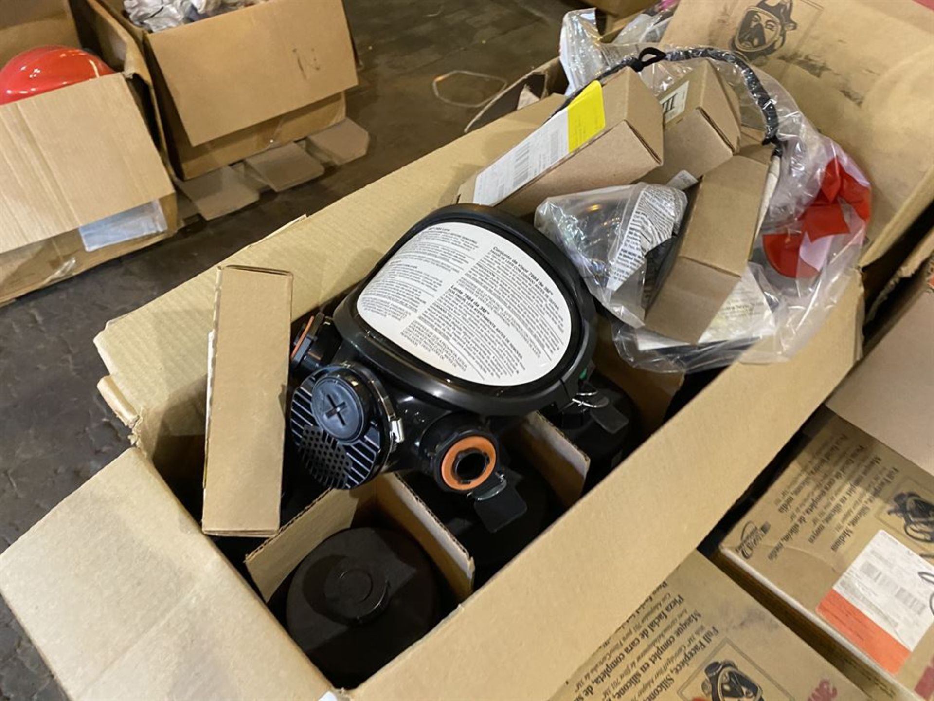 Lot of Assorted PPE Including Face Masks and Spray Socks (Location: Machine Shop) - Image 2 of 5