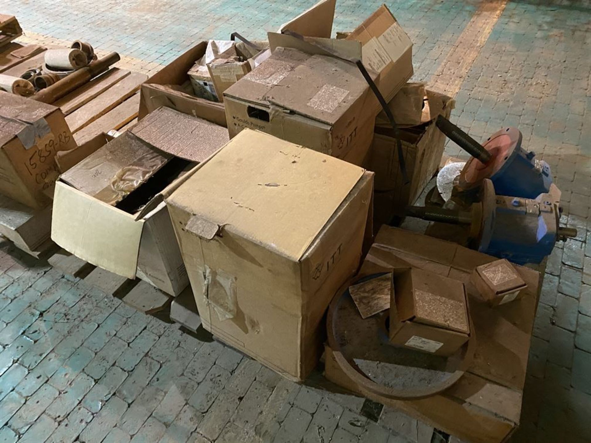 Lot of (16) Pallets of Valves, Impellers, Hardware, Pumps, (Location: Machine Shop) - Image 9 of 10