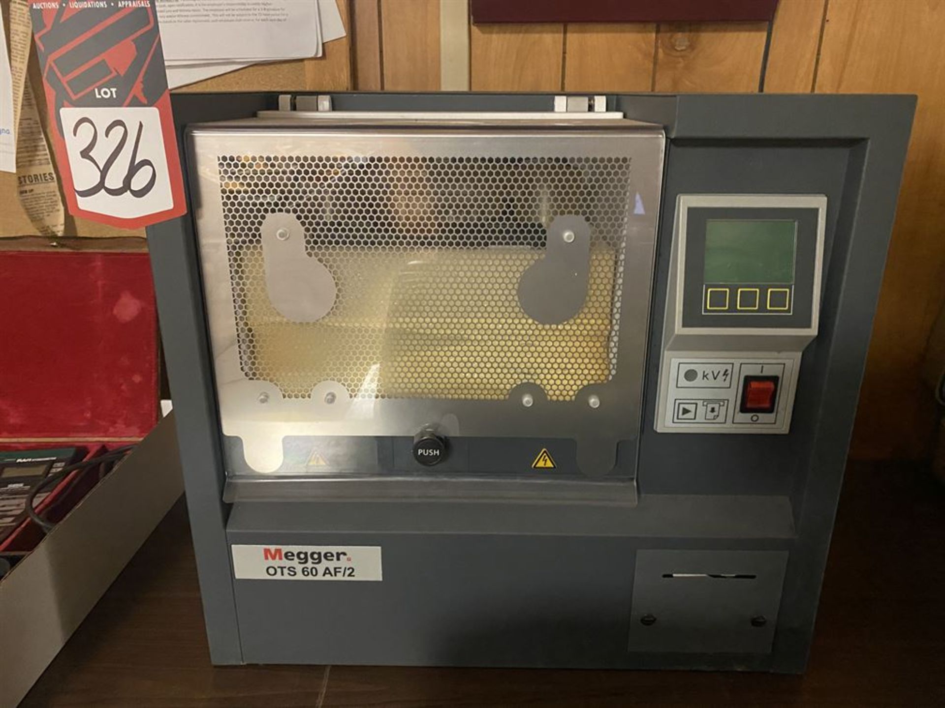 MEGGER OTS 60 AF/2 Laboratory Oil Tester (Location: Machine Shop)