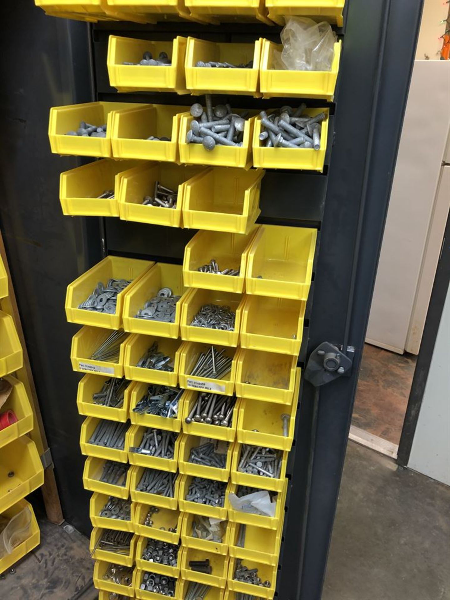 Strong Hold Heavy Duty Tool Cabinet, w/ Contents, Including Nuts, Bolts, and Fasteners (Location: - Image 4 of 4