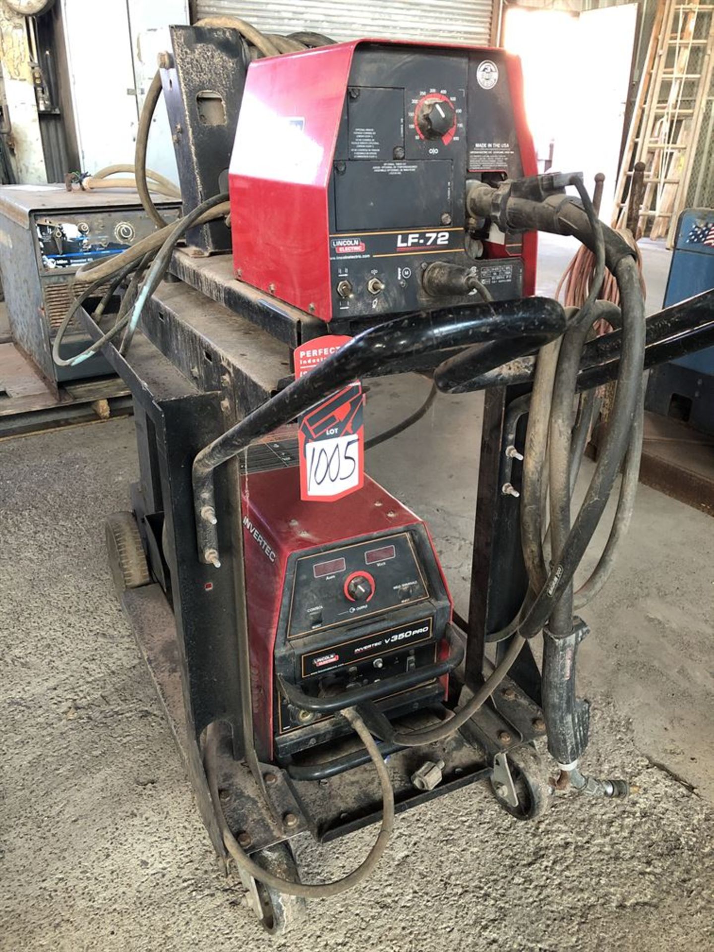 Lincoln Invertec v350 Pro MIG Welder, s/n U1120513368, w/ Wire Feed (Location: Learning Center)