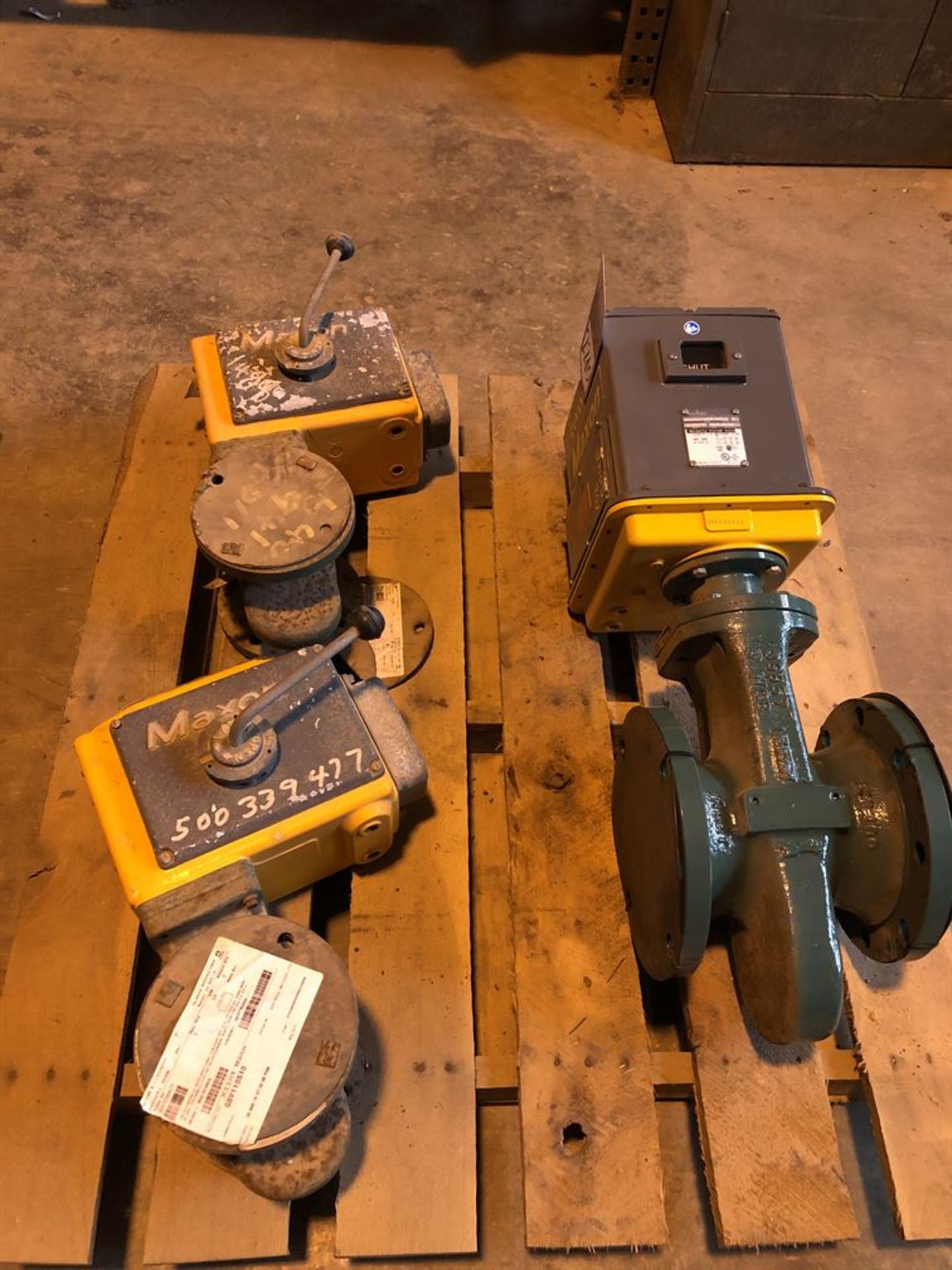 Lot Comprising of (2) Natural Gas Mechanical Shut Off Valves (Location: Motor Warehouse)