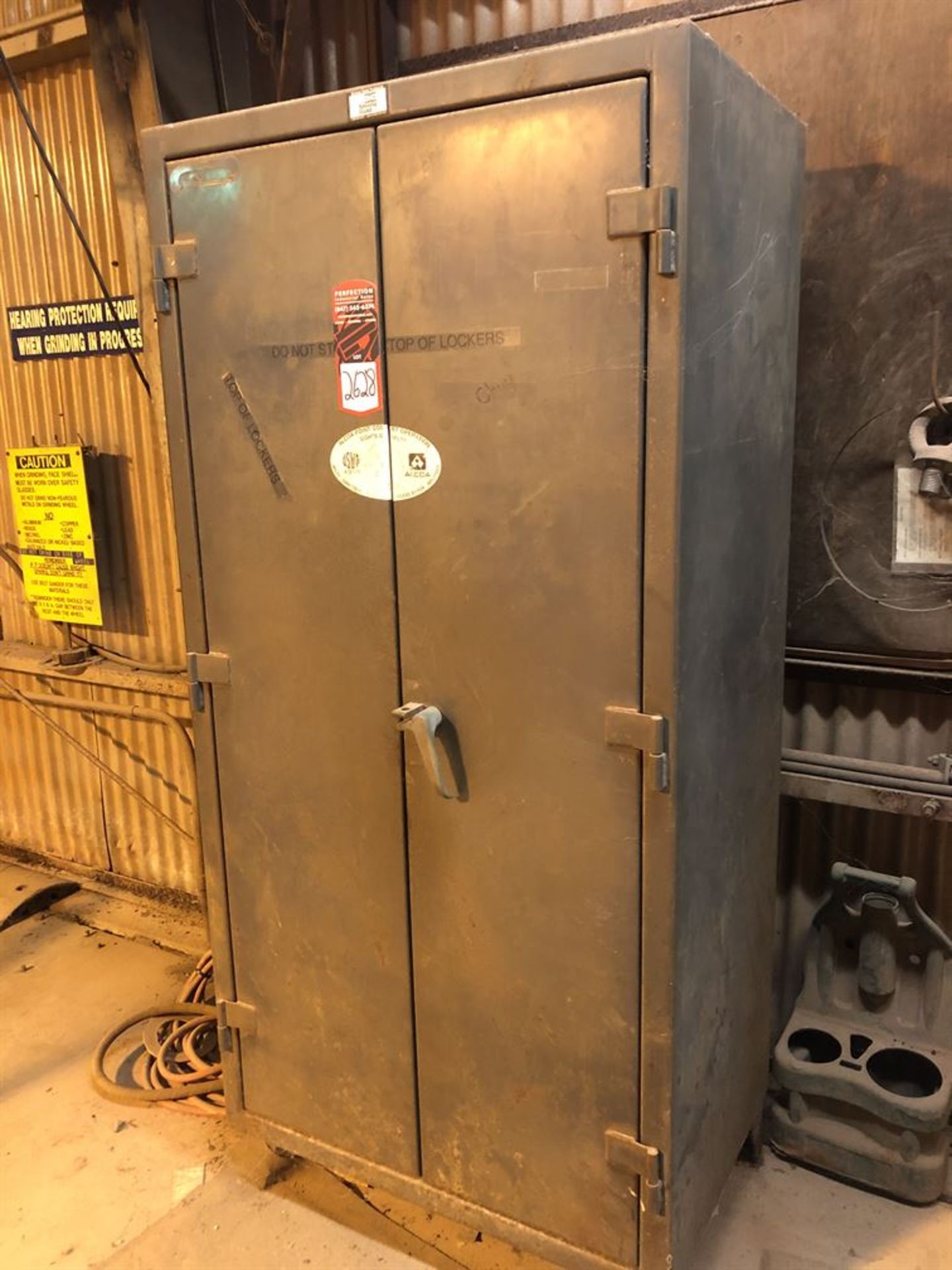 STRONG HOLD Heavy Duty Shop Cabinet (Location: R-45 Area 3 Maintenance)