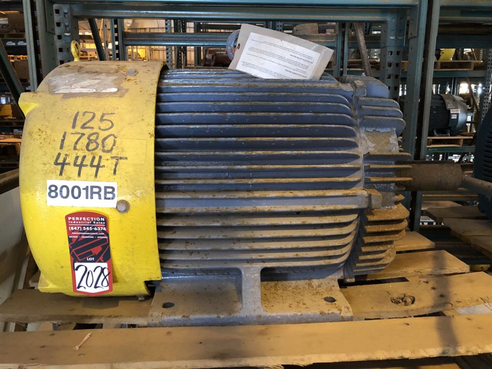 C-D ELECTRIC MOTORS 125 HP Electric Motor (Location: Motor Warehouse)