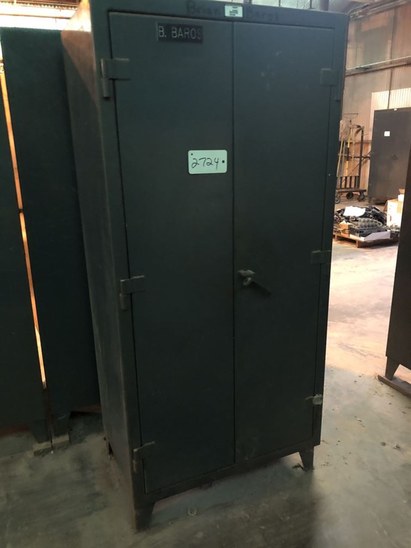 STRONG HOLD Heavy Duty Shop Cabinet, w/ Contents (Location: 55B)