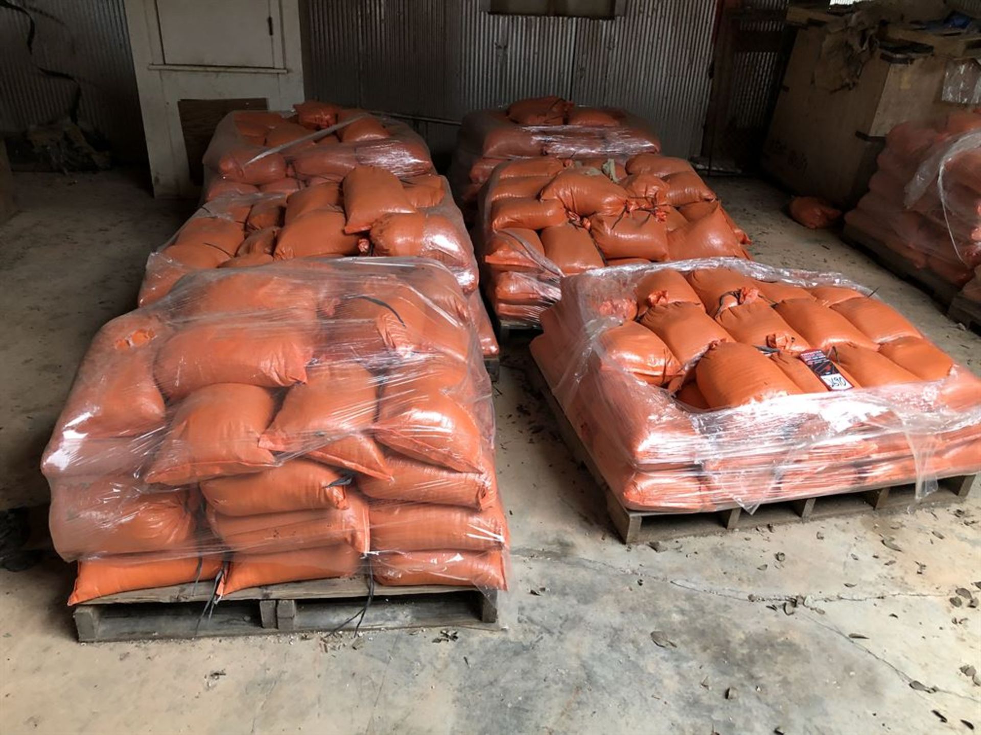 Large Lot (8 Skids) Comprising of Sand Bags (Location: Bee Hive)