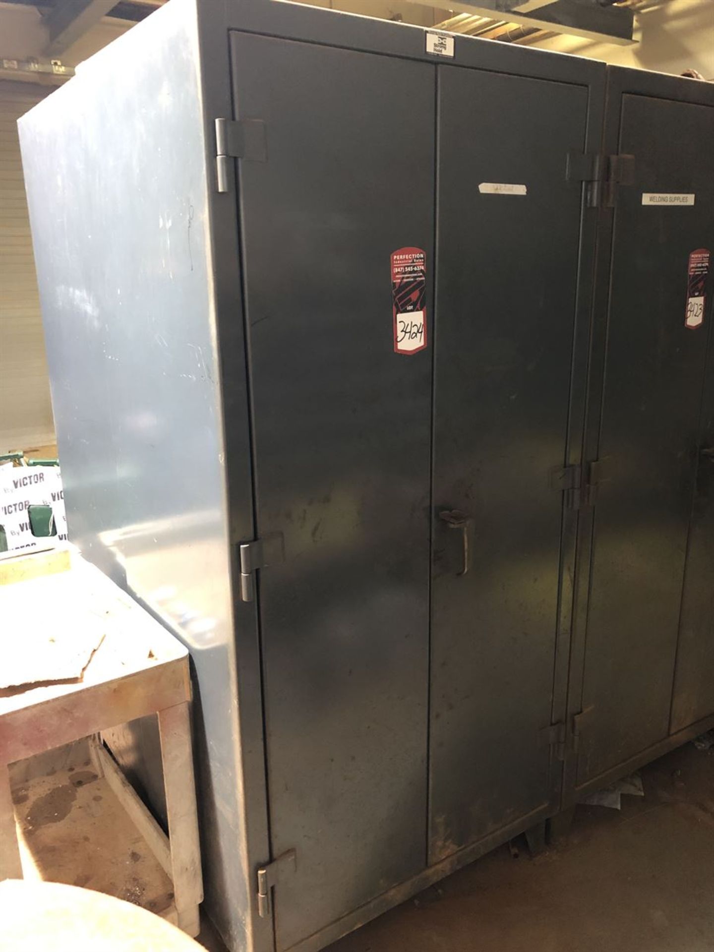 STRONG HOLD Heavy Duty Shop Cabinet (Location: A1 Maintenance)