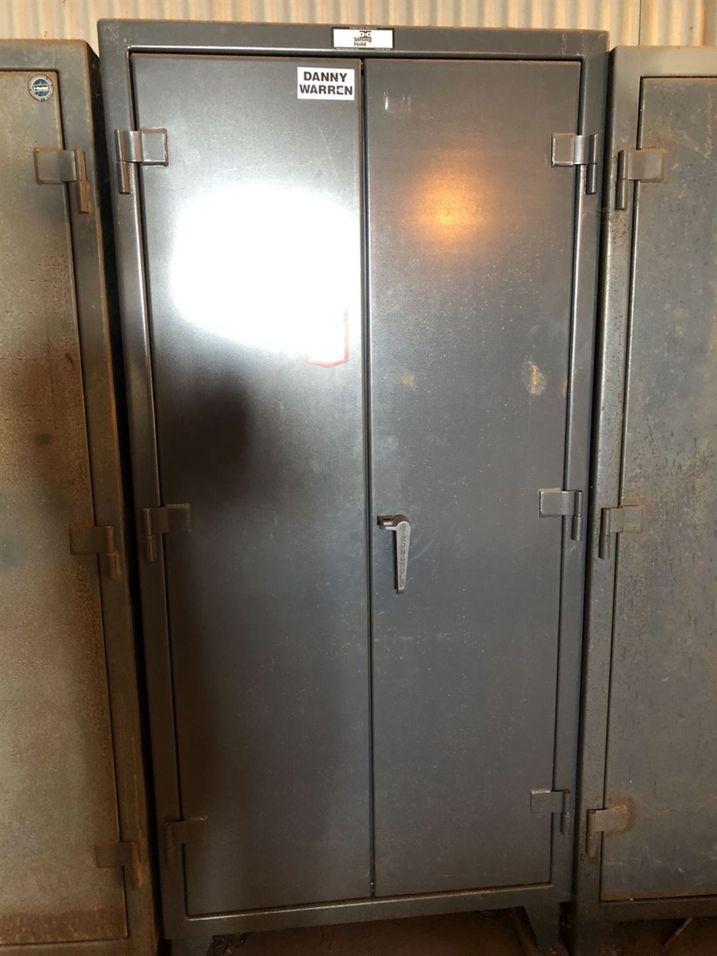 STRONG HOLD Heavy Duty Shop Cabinet (Location: Chemical Welding)