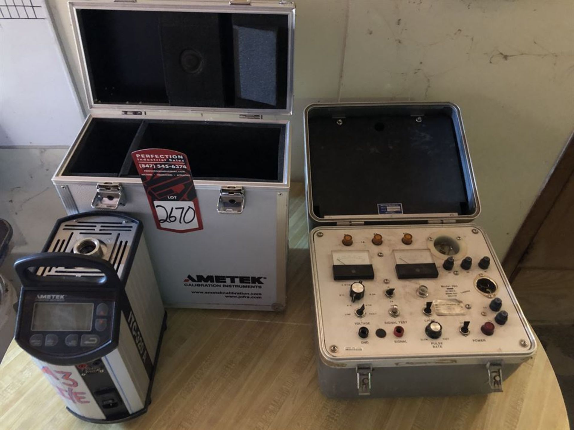 Lot Comprising of (1) AMTEK ITC-320A Temperature Calibrator, and (1) MULTITECH 760 Automatic Grand