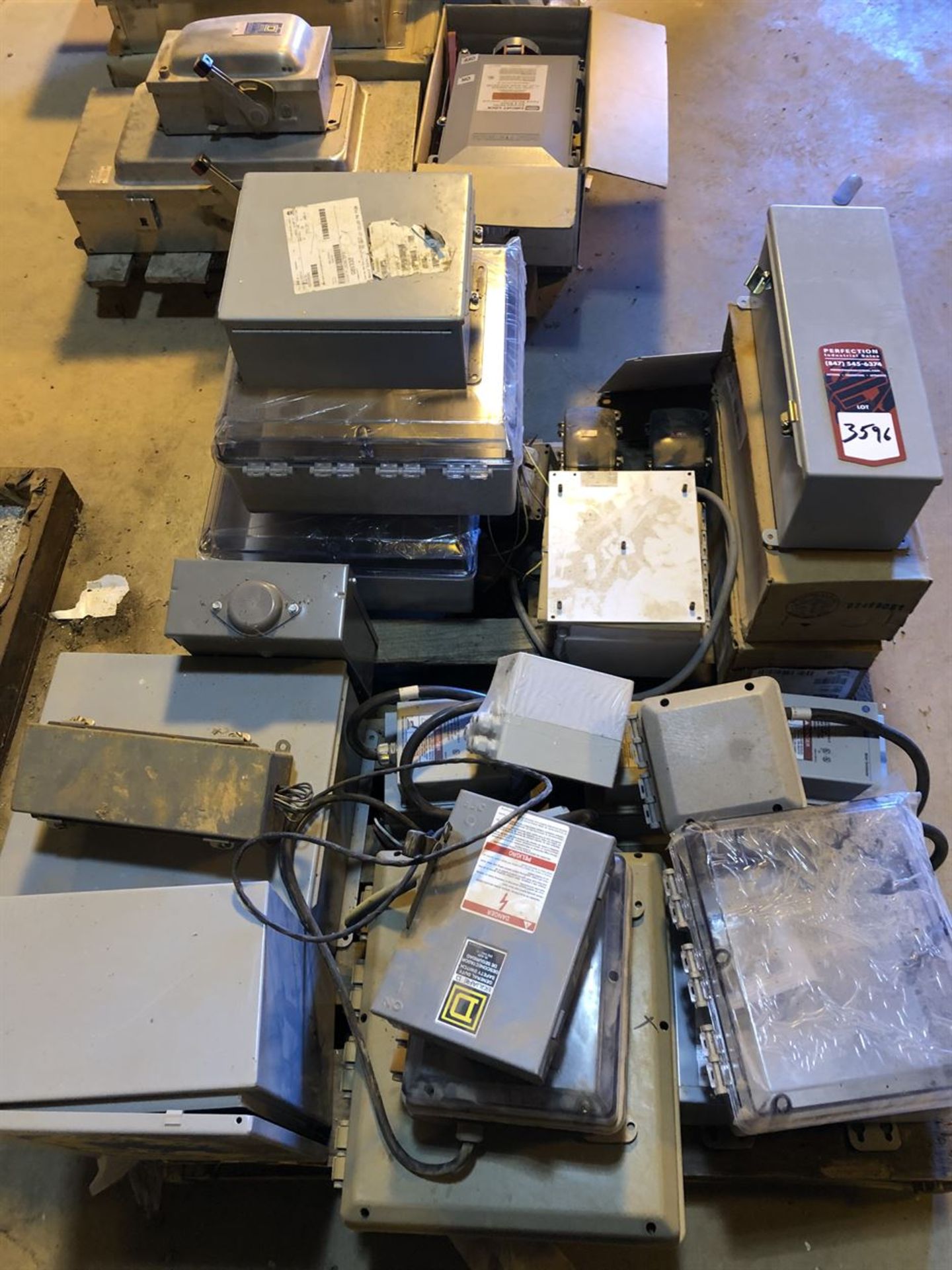 Lot Comprising of Assorted Electrical Boxes (Location: Electric Chemical)