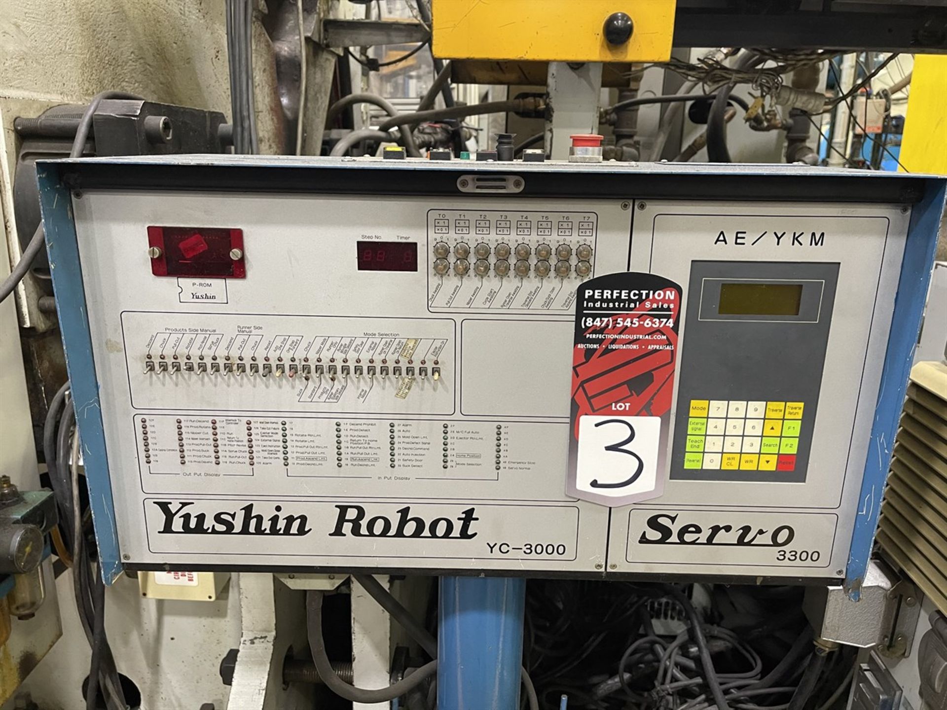 YUSHIN AE550S Robot, s/n AE9100551, w/ Yushin YC-300 Serco 3300 Control - Image 6 of 7