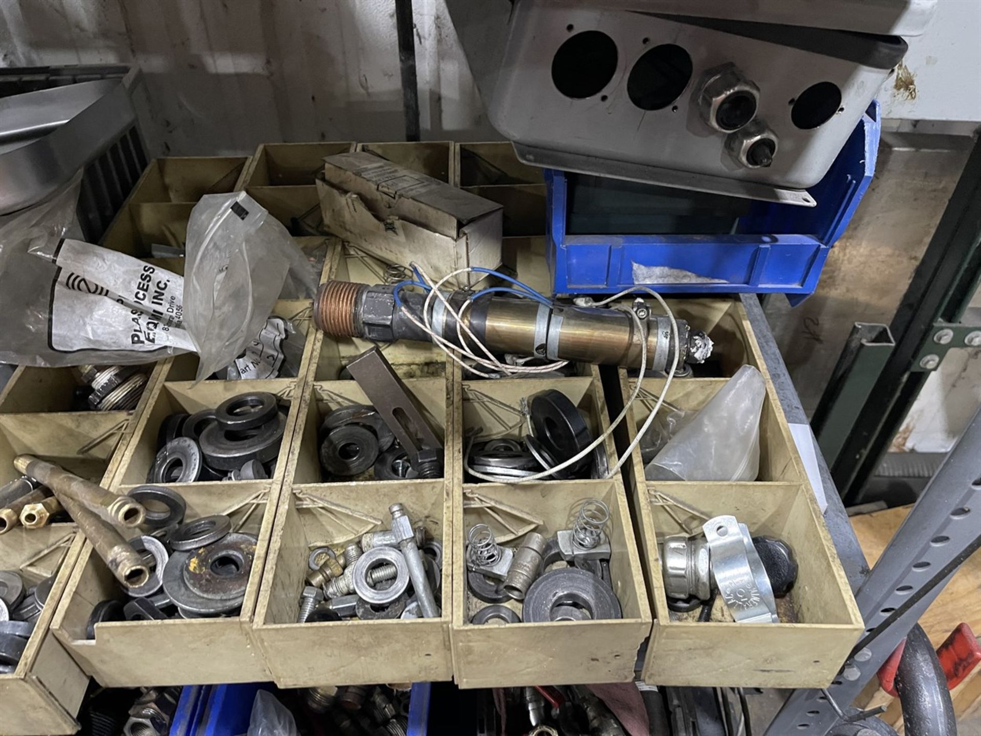 Rack w/ Large Assortment of Manifolds, Plumbing and Thermocouples - Image 8 of 13