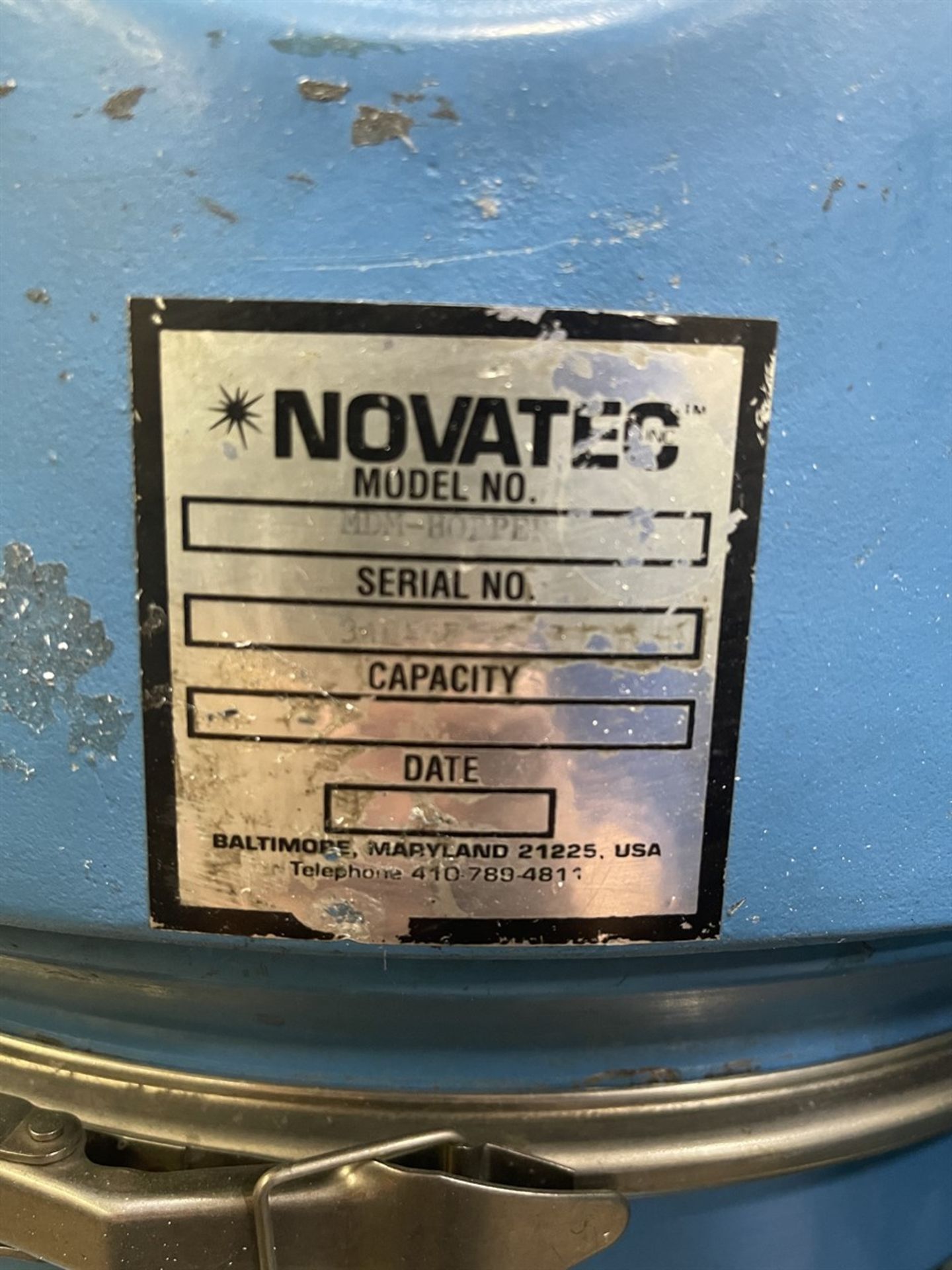 NOVATEC MDM-15 Portable Hopper Dryer, s/n 3A0657-1677 - Image 7 of 7