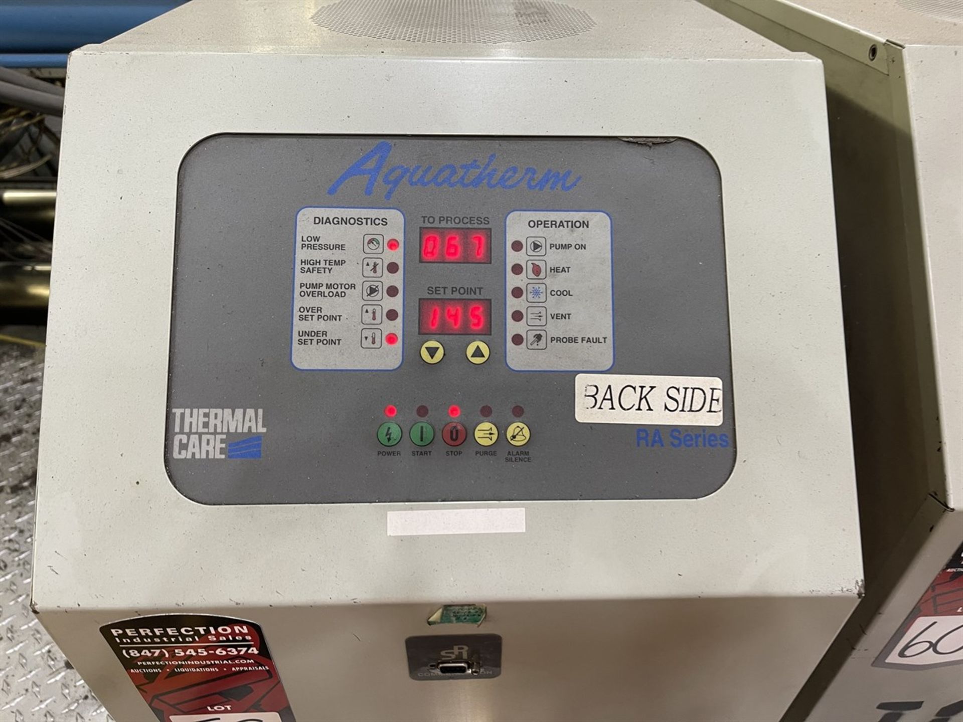 THERMAL CARE Aquatherm RA091004 Temperature Controller, s/n 20120049901 - Image 2 of 3