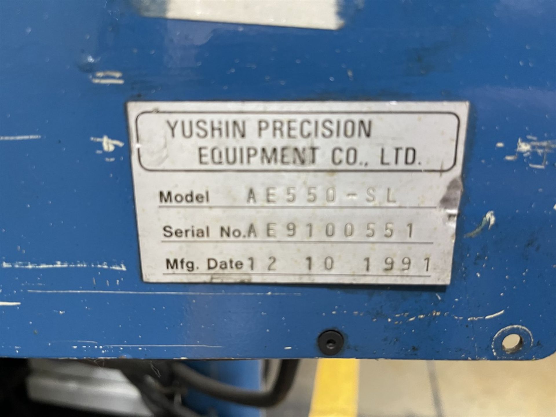 YUSHIN AE550S Robot, s/n AE9100551, w/ Yushin YC-300 Serco 3300 Control - Image 7 of 7