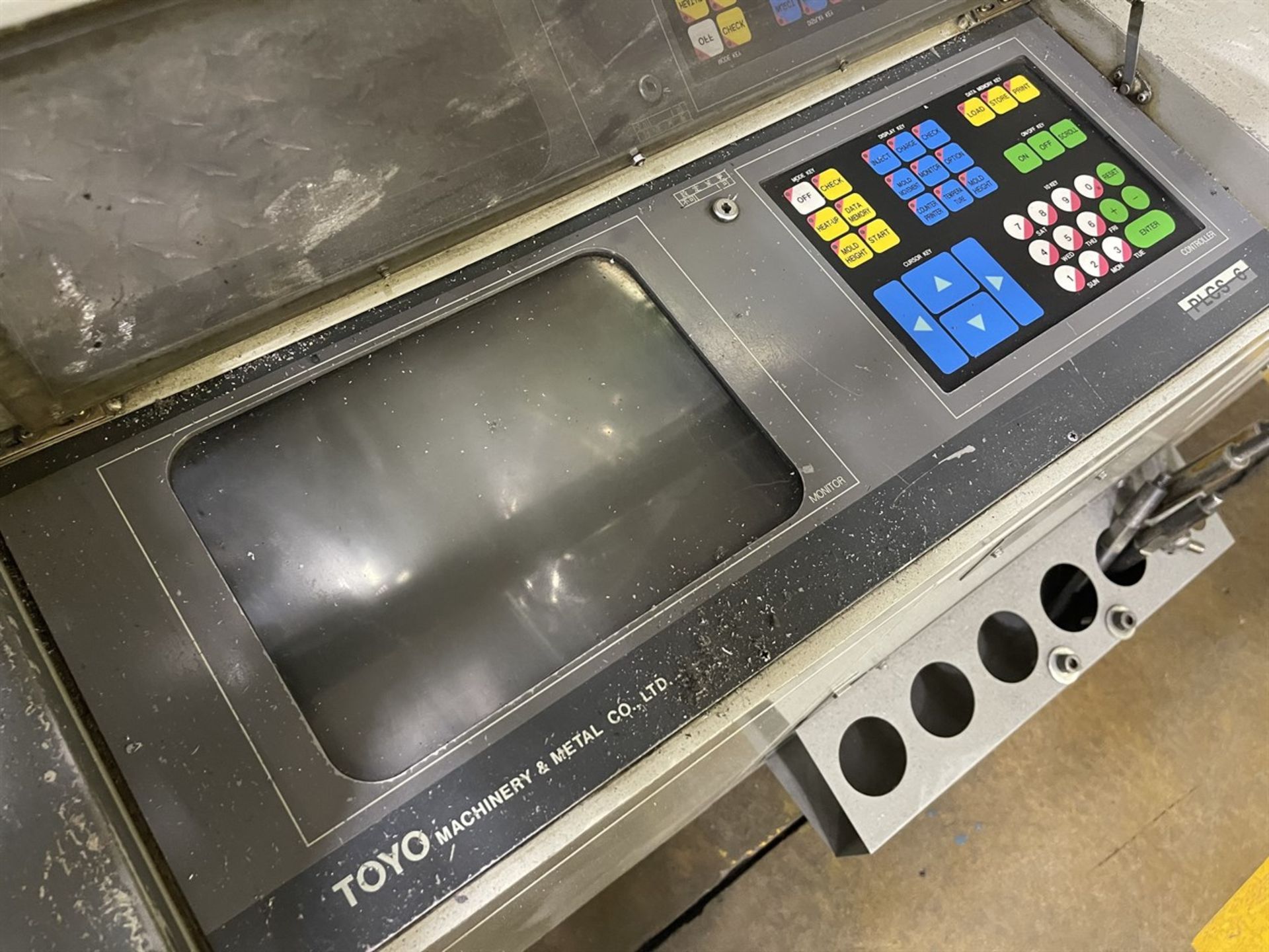 55 Ton TOYO PLASTAR TI-55G2 Hydraulic Injection Molder, s/n 1093060, w/ G2 Control, 2.7 oz. Shot - Image 7 of 9