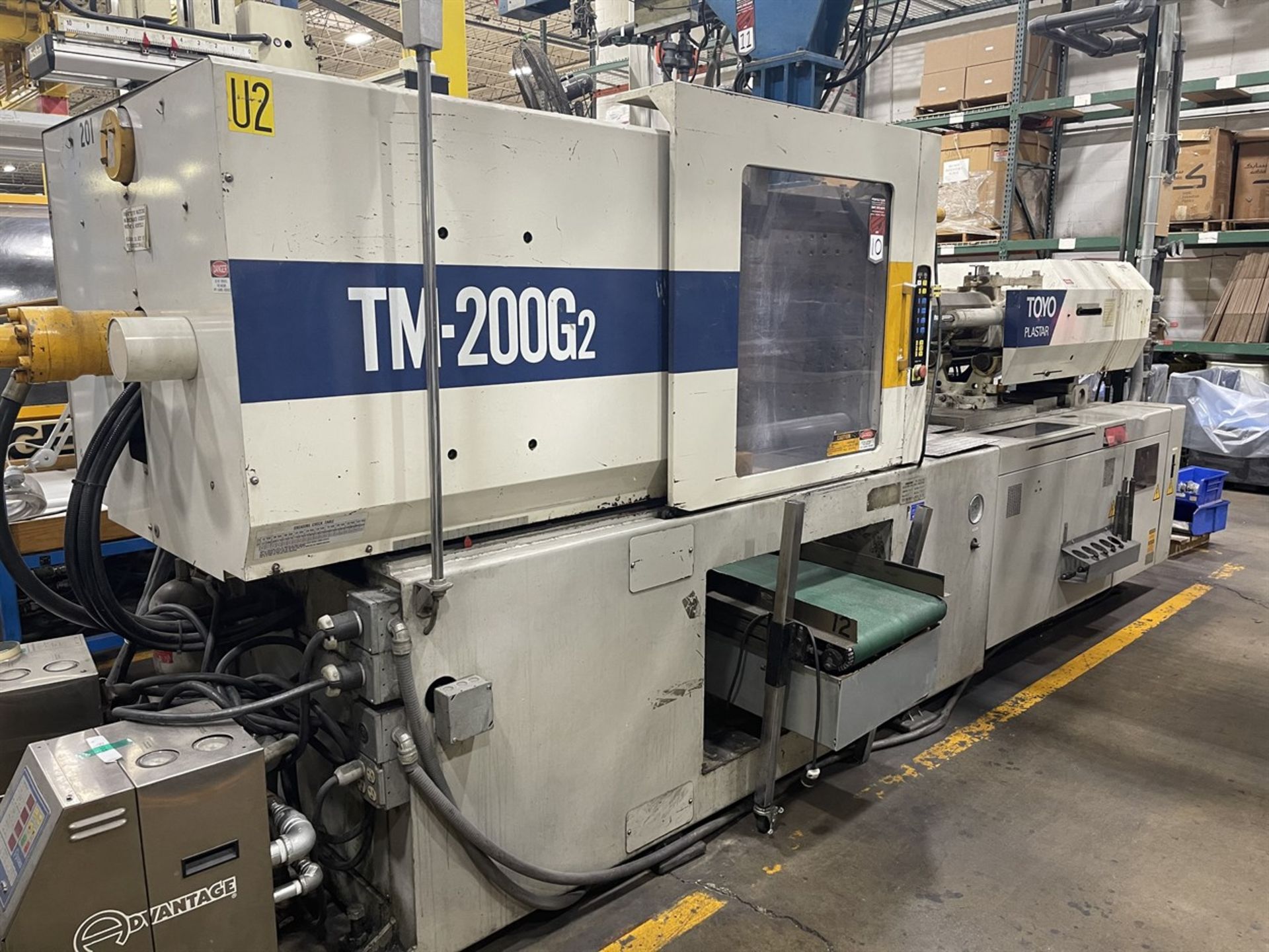 200 Ton TOYO PLASTAR TM-200G2 Hydraulic Injection Molder, s/n 1111034, w/ G2 Control, 13.1 oz.