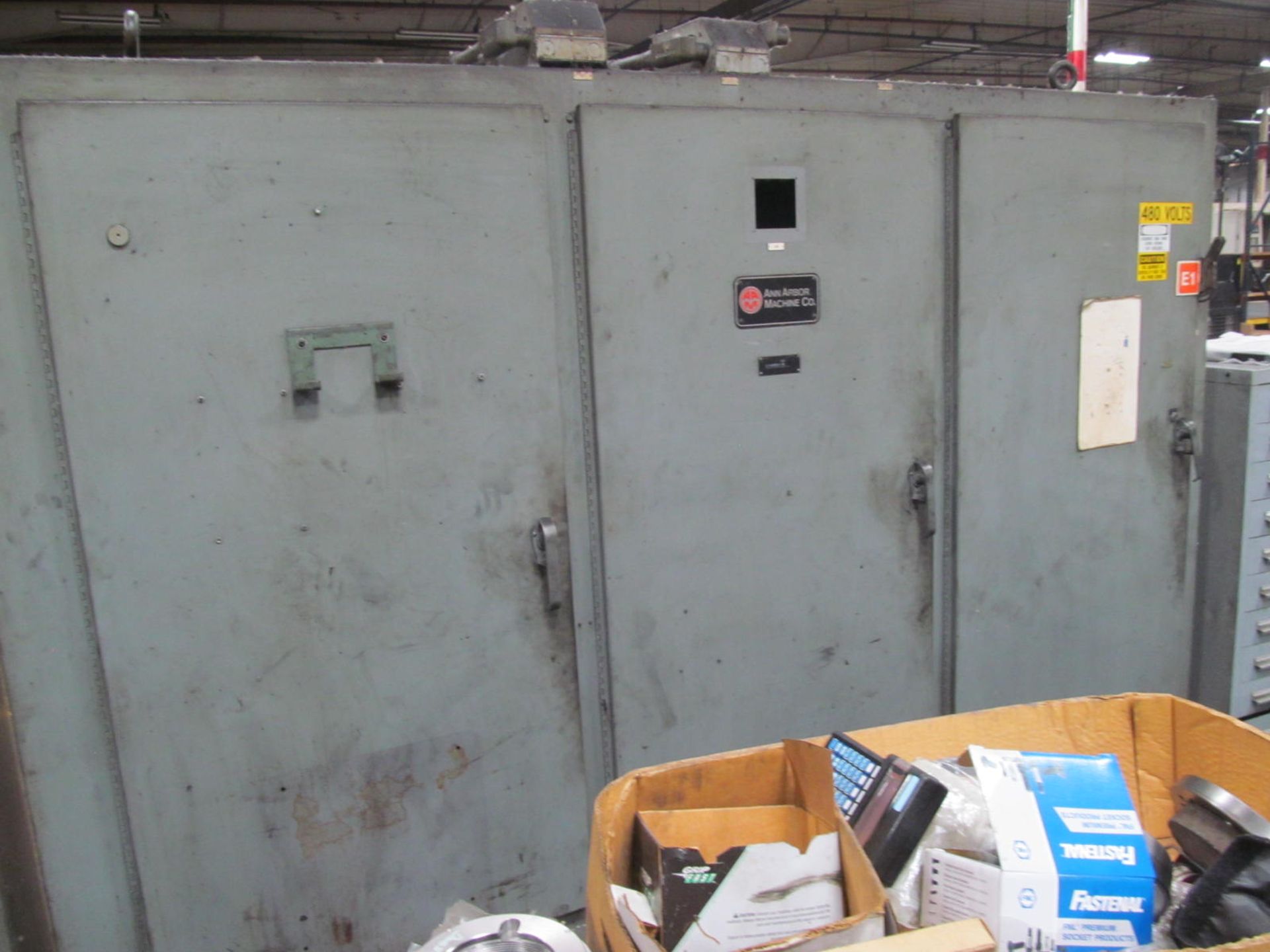 (2) 3-Door Electrical Cabinets Converted to Storage Cabinets - Image 3 of 4