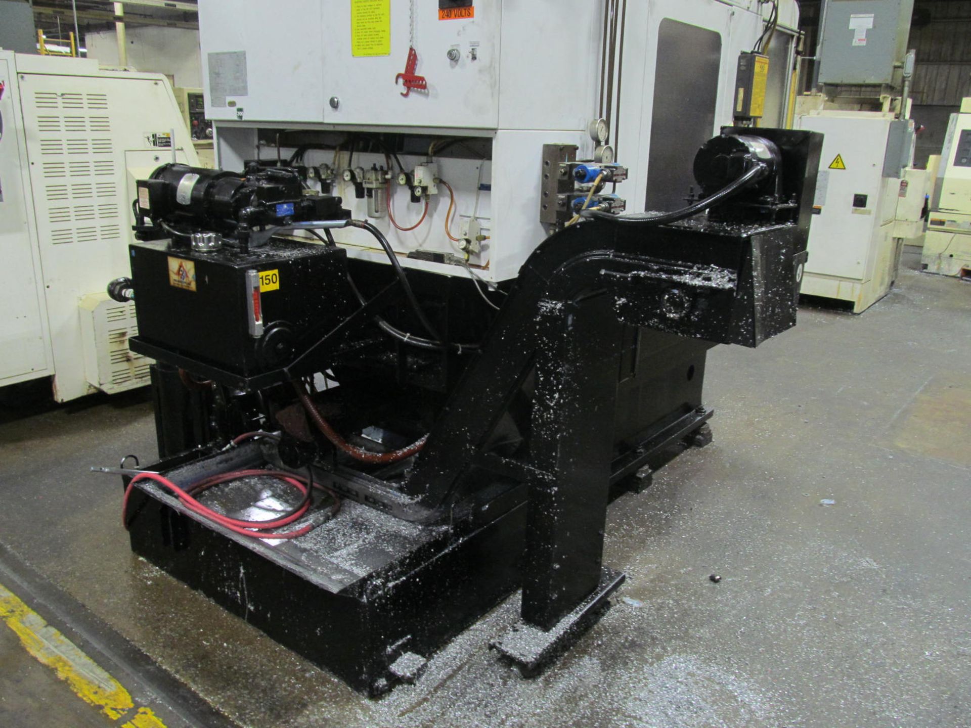 KIRA KN-30VA Vertical Machining Center, s/n NO325, w/ FANUC 21i-M Control, 2-Position Rotary Pallet, - Image 2 of 6