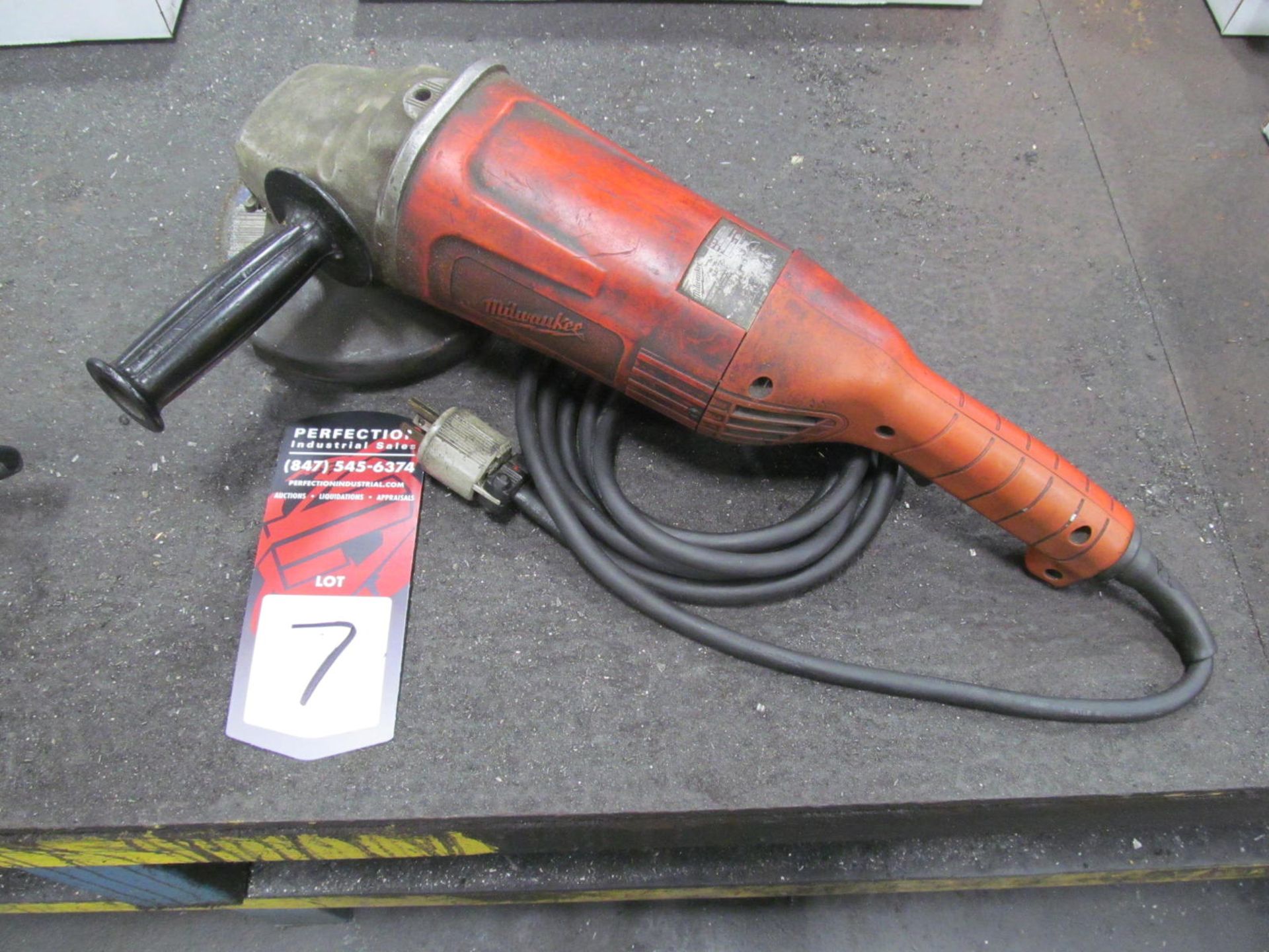 7" - 9" Milwaukee #6081-20 Angle Grinder