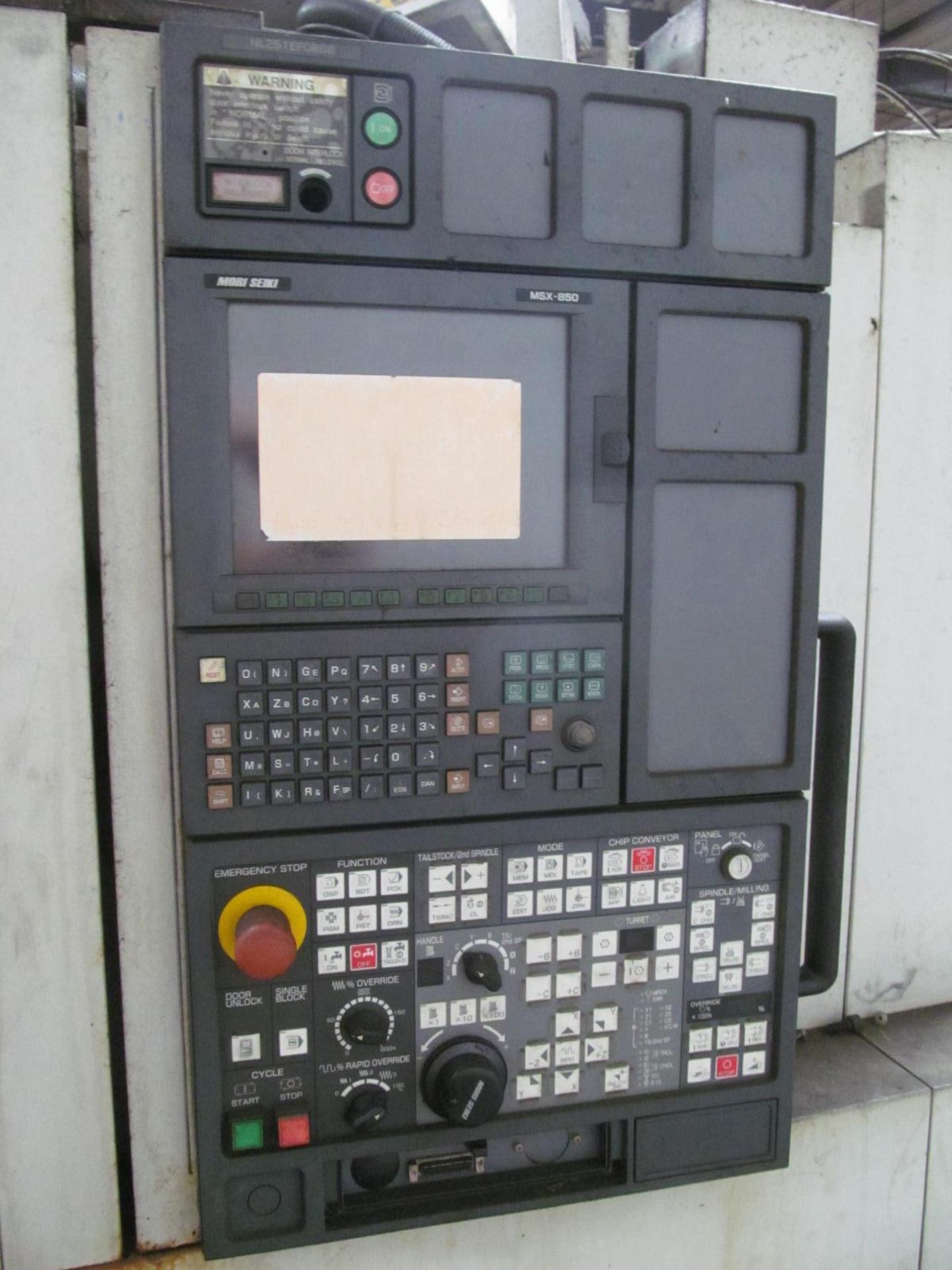 2005 MORI SEIKI NL2500/700 Turning Center, s/n NL251EF0888, w/ MSX-850 Control (Parts Machine Not In - Image 6 of 7