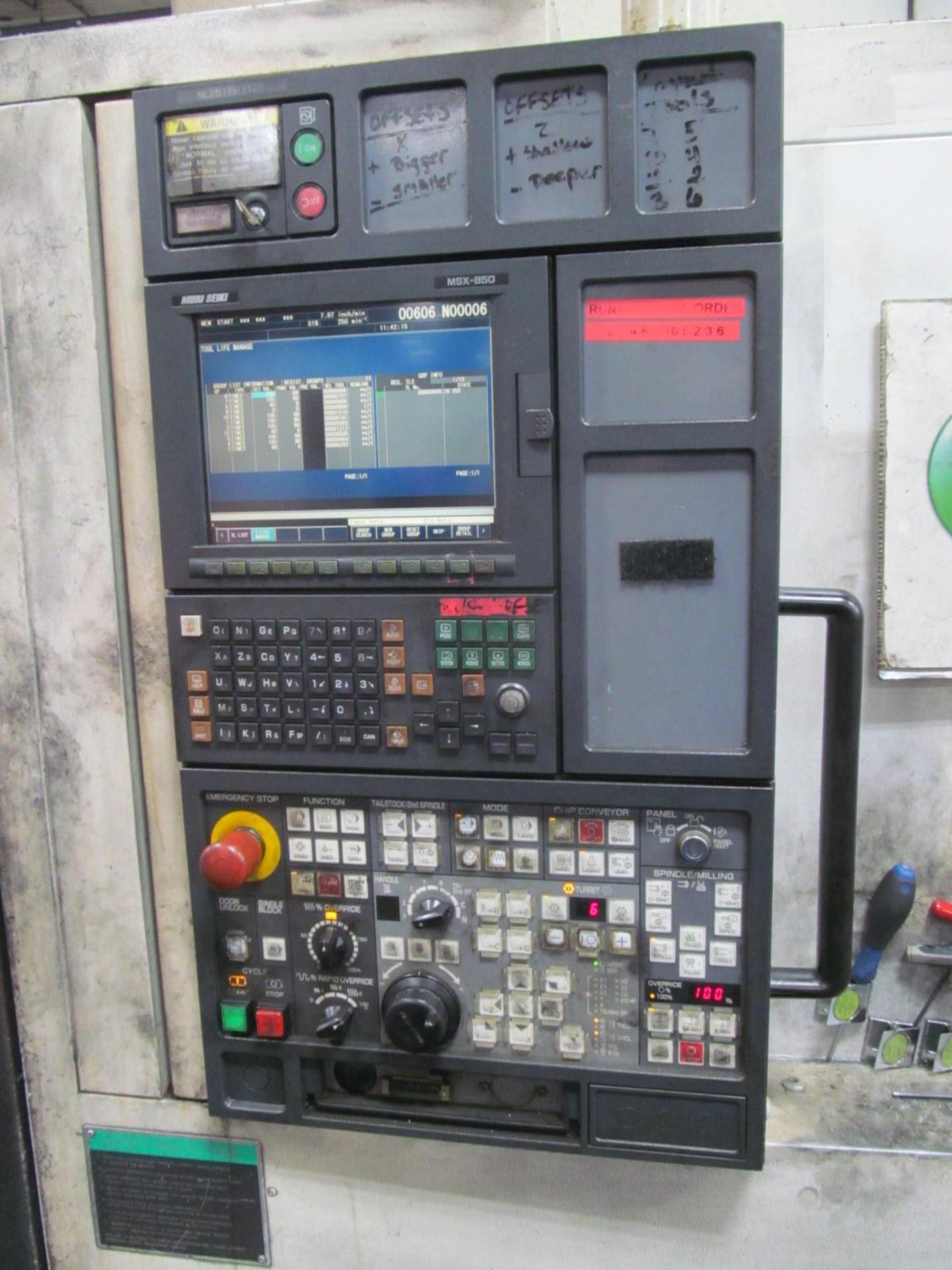 2005 MORI SEIKI NL2500/700 Turning Center, s/n NL25EH1125, w/ MSX-850 Control, STORCH MAGNETICS Chip - Image 3 of 6