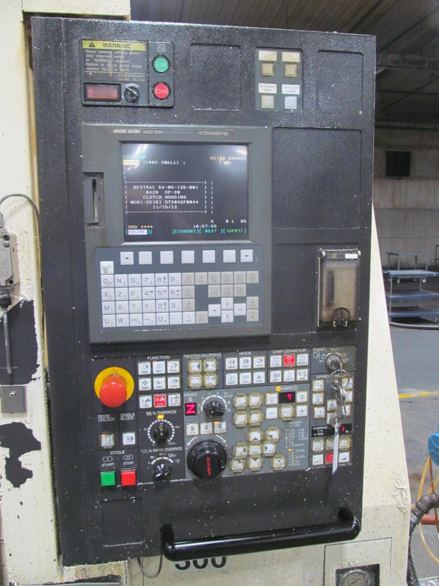 2007 MORI SEIKI DURATURN 2050 Turning Center, s/n DT205GG0198, w/ MSC-504 Control - Image 5 of 6