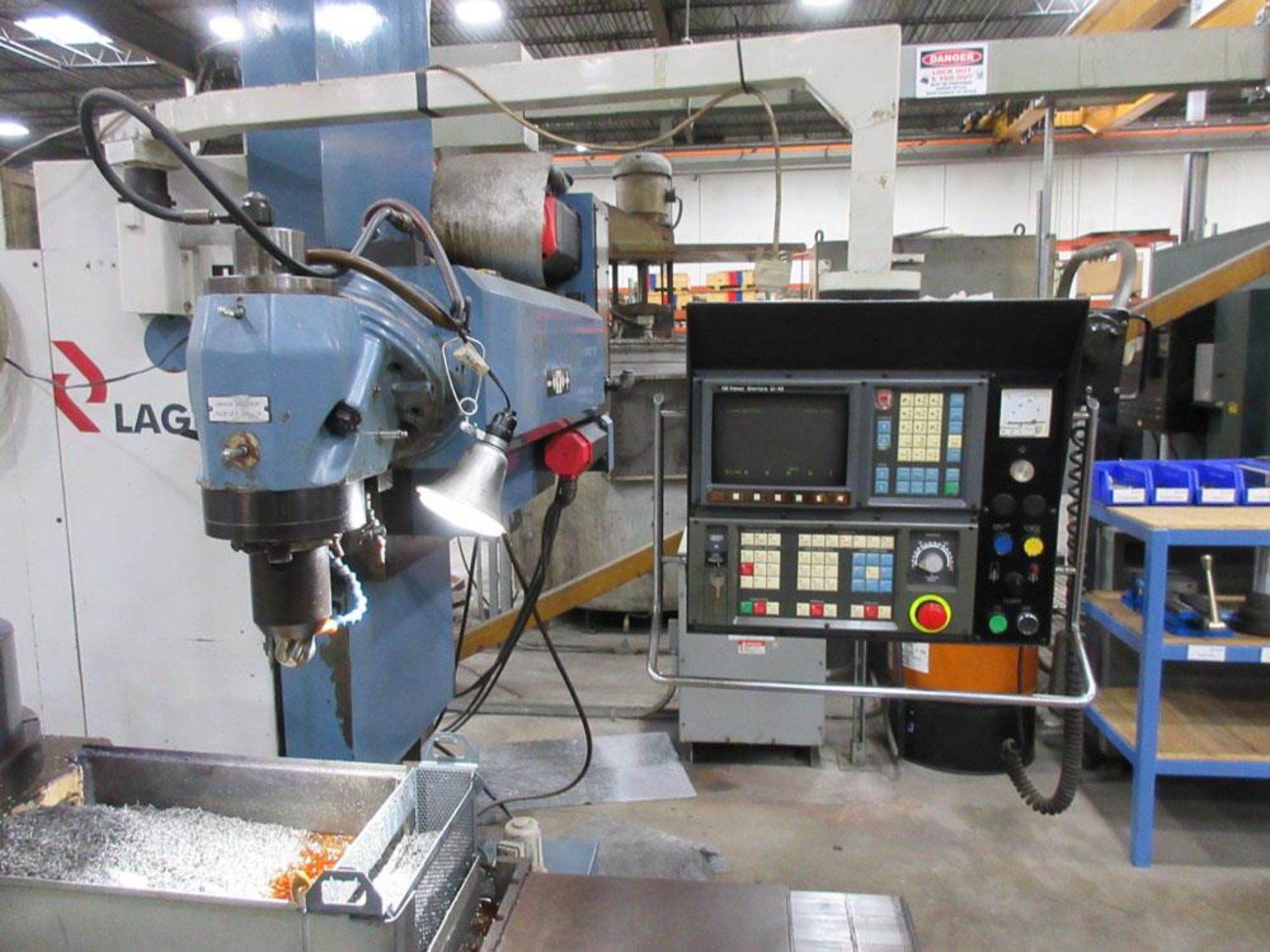 Lagun Model LBF-L1200 CNC Universal Milling Machine, s/n 620114/29-4-97-12518, 21" x 47" table, - Image 3 of 5