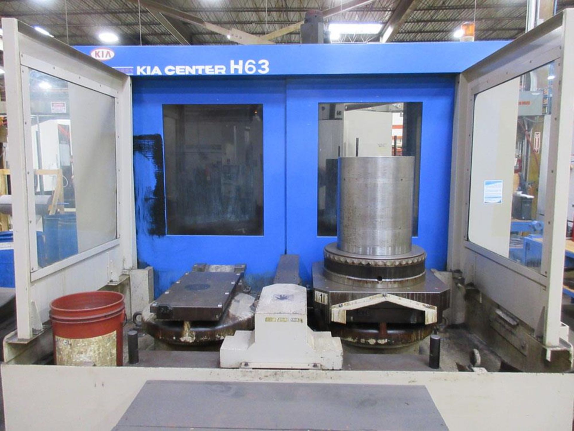 1999 KIA Model Center H63 CNC Horizontal Machining Center, s/n KH630117, (2) 25" x 25" pallets, - Image 4 of 9