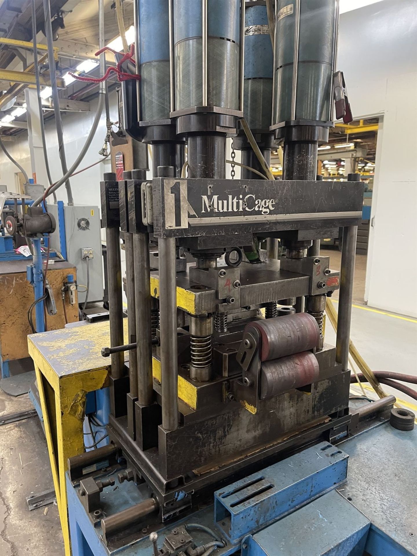 BUTT WELD Prep Line Including Uncoiler, MultiCage Press, Multicycle Press, Roller, and Recoiler, PLC - Image 3 of 6