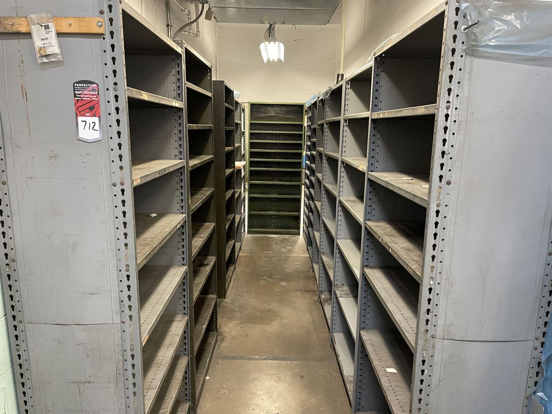 Aisle of Shop Shelving Units