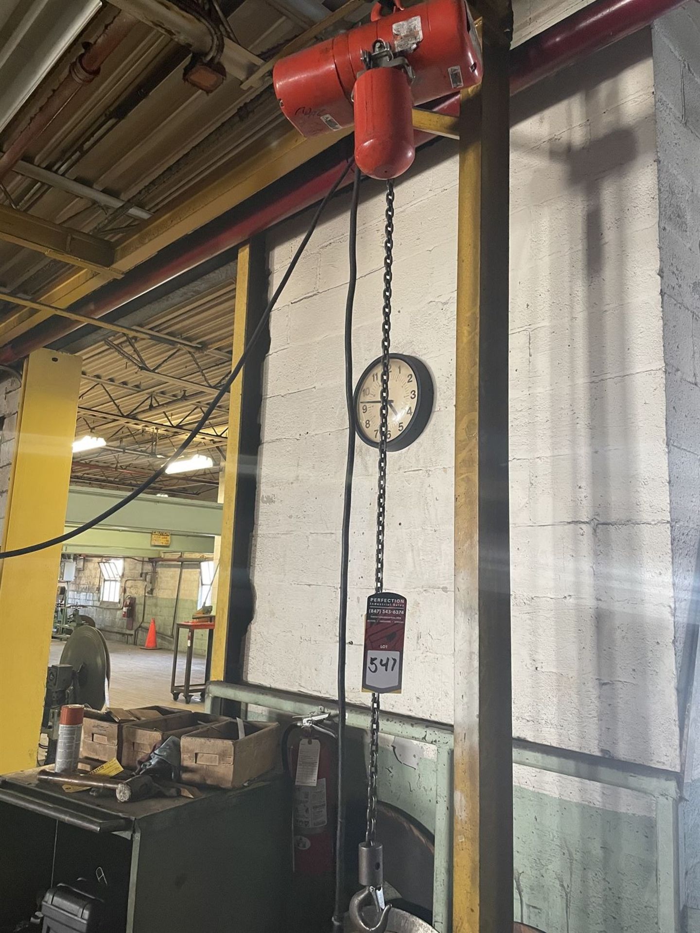 1/2 Ton CM Lodestar Electric Hoist w/ Pendant Control - Image 2 of 2