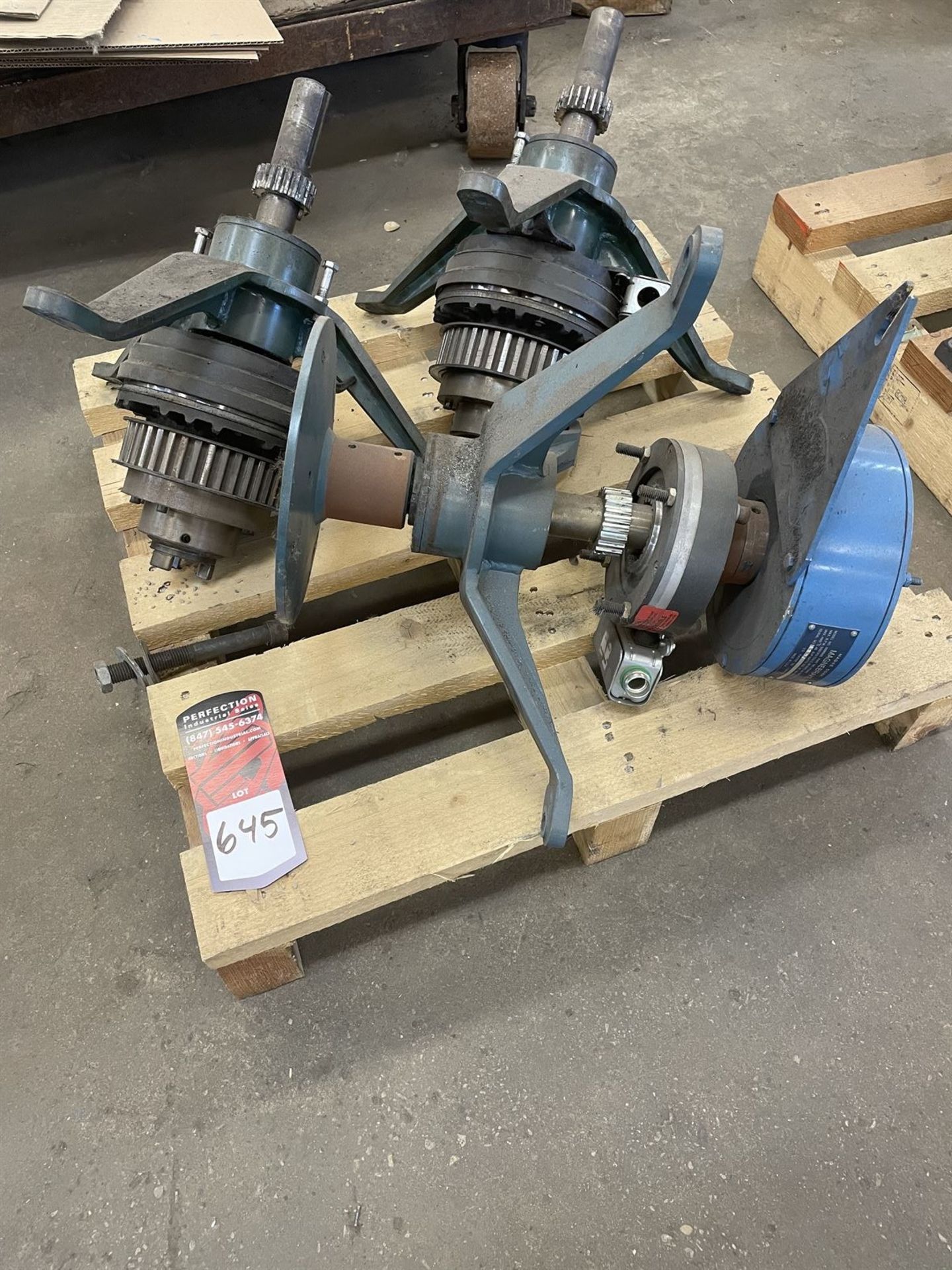 Lot of three Magnebrakes for the spindle line machines