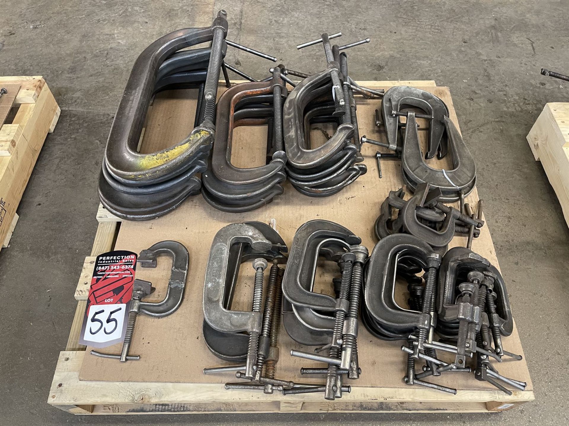 Lot of Assorted C-Clamps