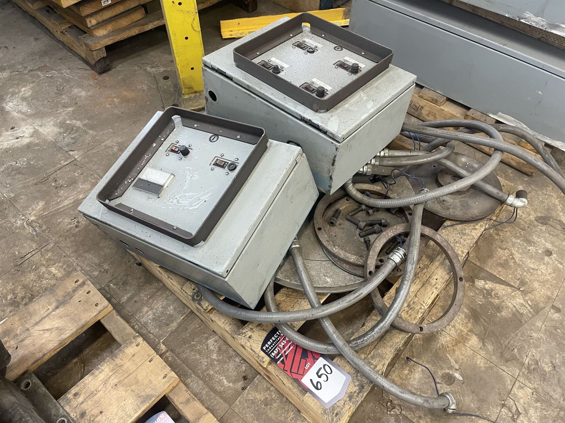 Lot of (2) voltage box readers