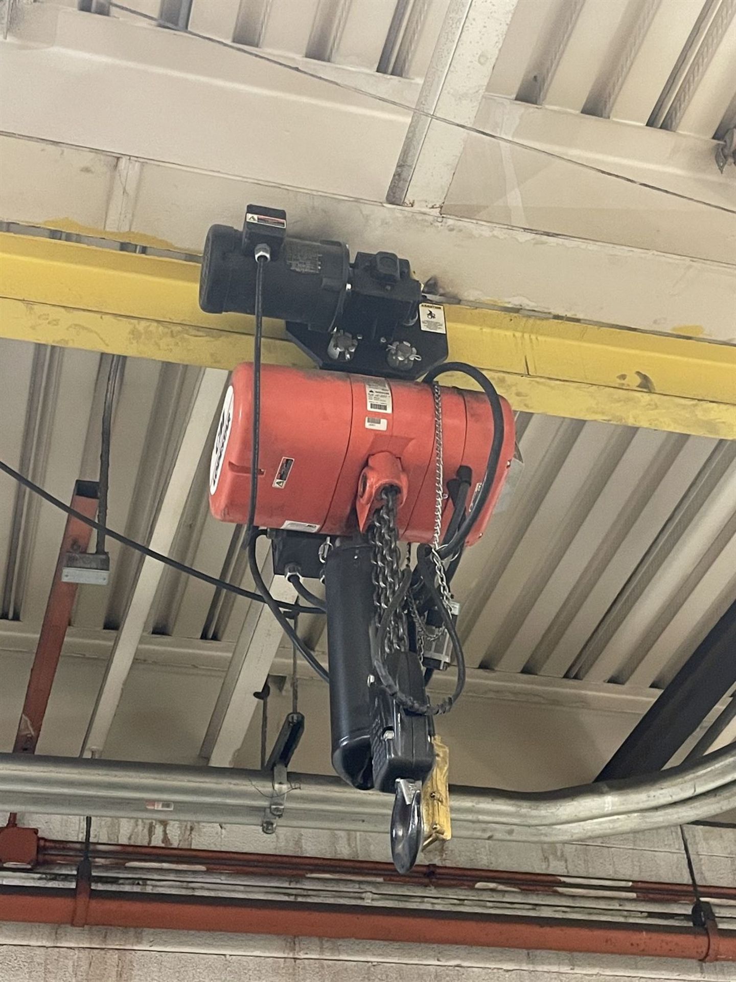 3 Ton CM Lodestar Electric Hoist w/ Pendant Control