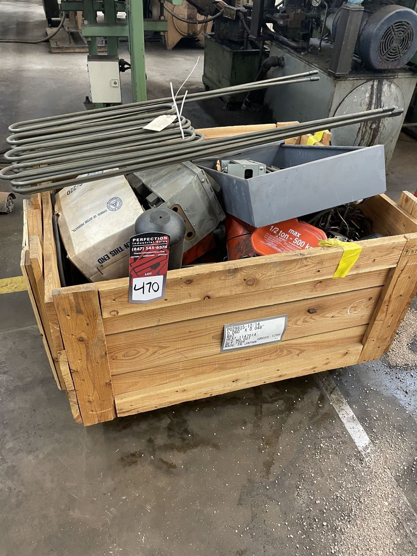 Pallet comprising of Assorted Hoists and switches