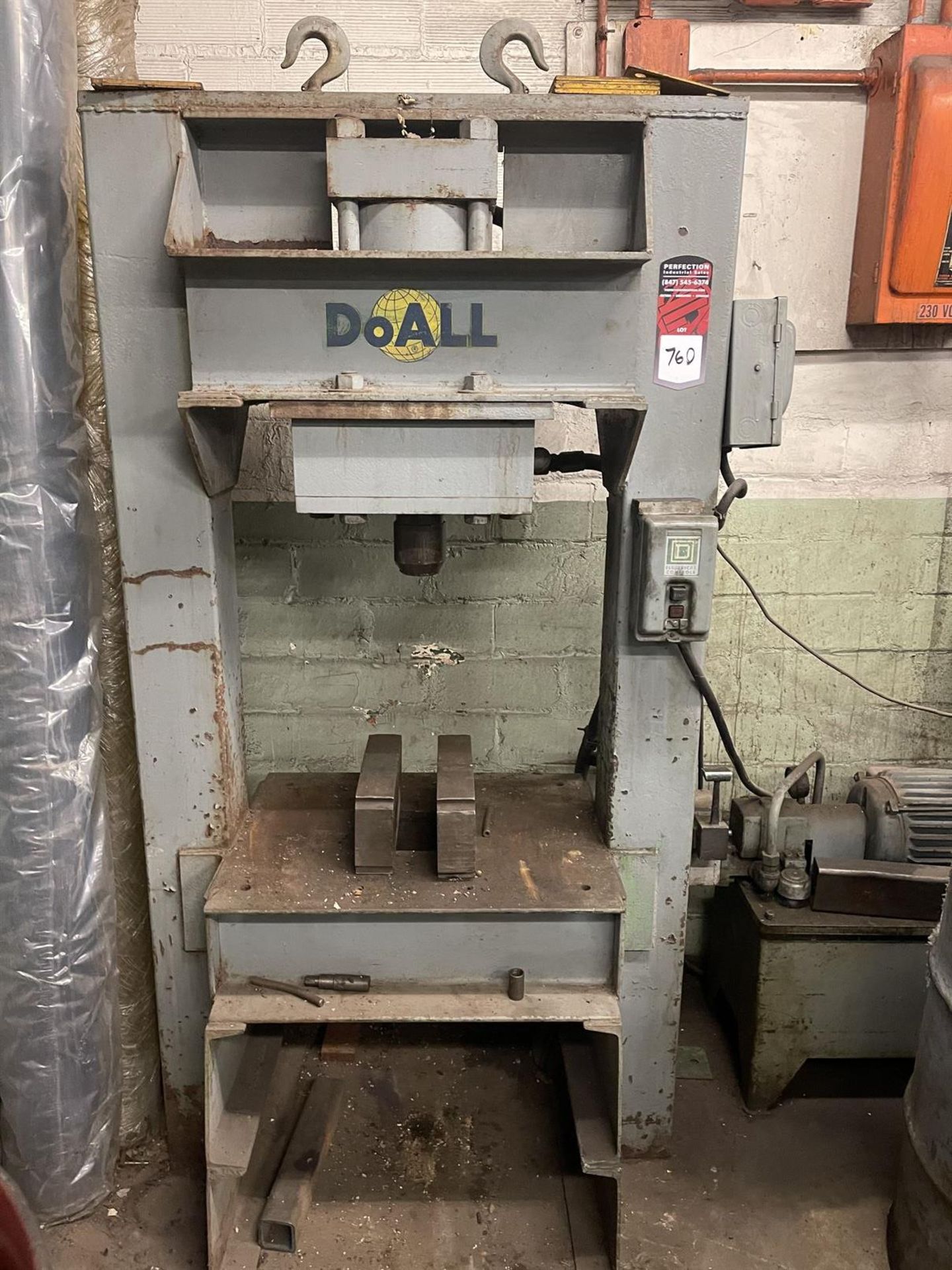 DOALL H-Frame Hydraulic Shop Press