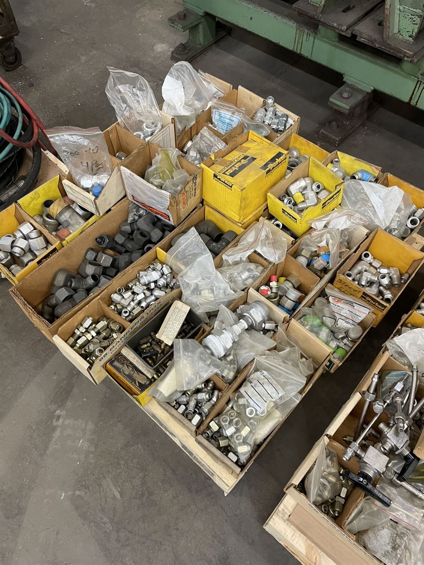 Row of (5) Pallet Comprising of Fluid connectors, pressure snubbers, springs, fittings and valve ' - Image 7 of 8