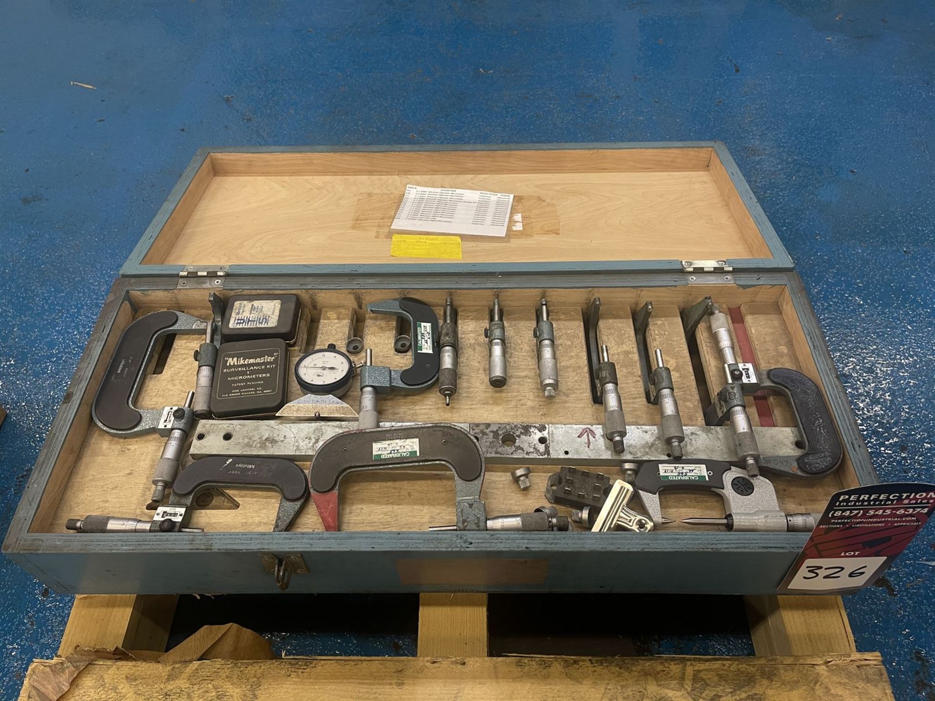 Lot of Assorted Mitutoyo Micrometers up to 4"
