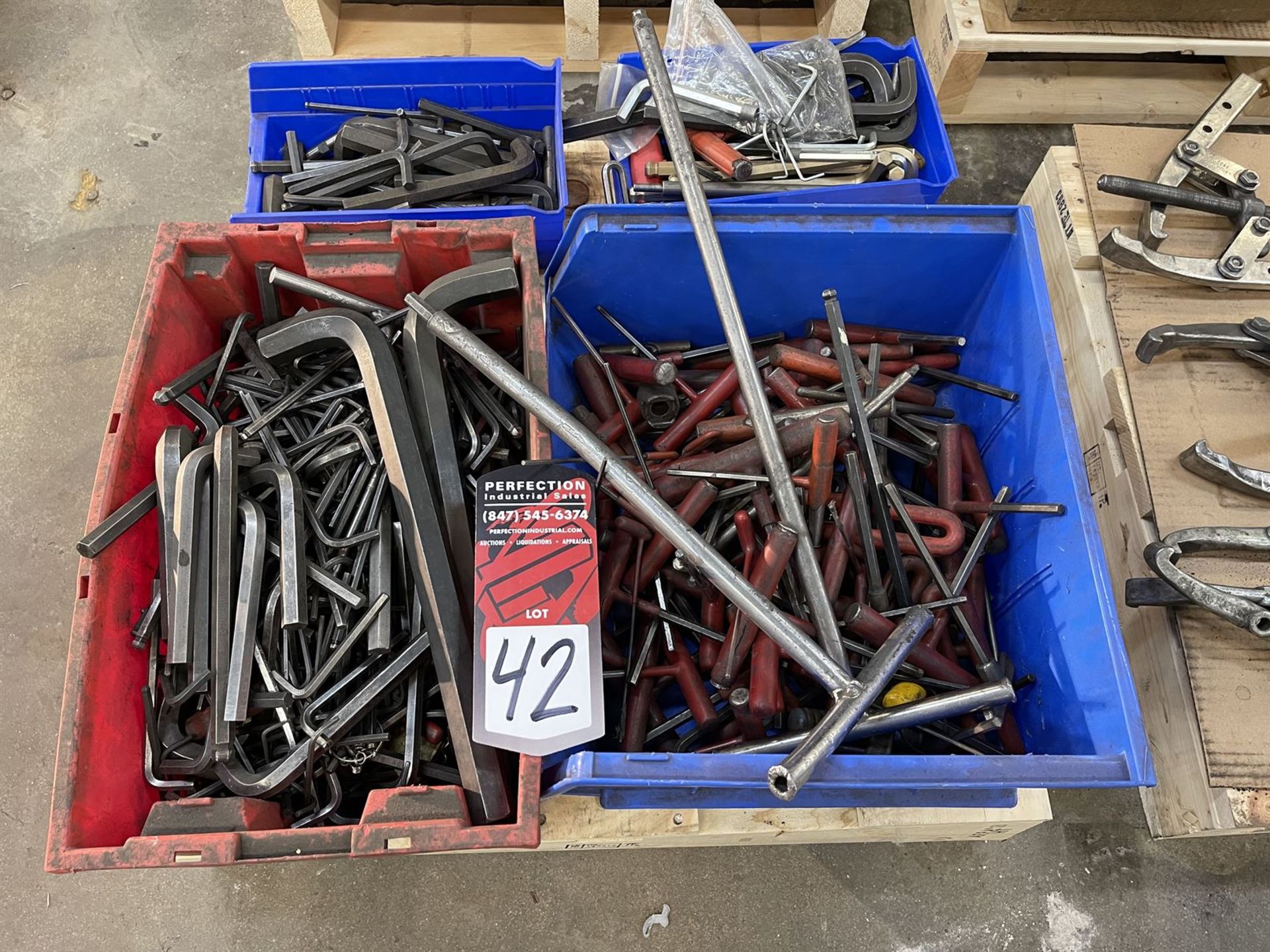 Lot of Assorted T-Handles and Allen Keys