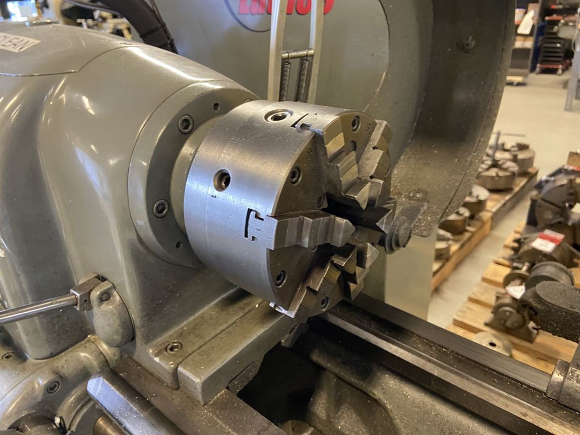 Monarch 10EE Lathe, 13x24, 6" 3-Jaw, Aloris, Taper, DRO, Collet Pull, Rebuilt by Monarch. s/n - Image 2 of 10