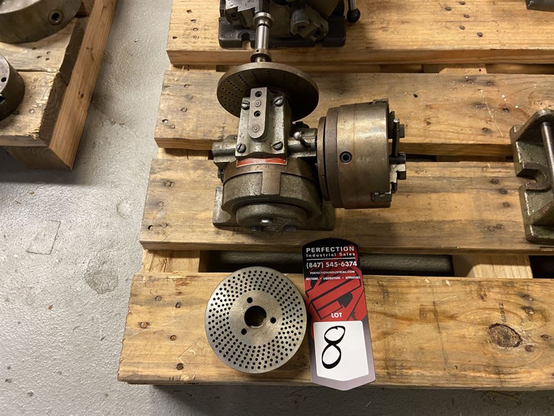 Ellis 5" 3-Jaw Dividing Head with plates